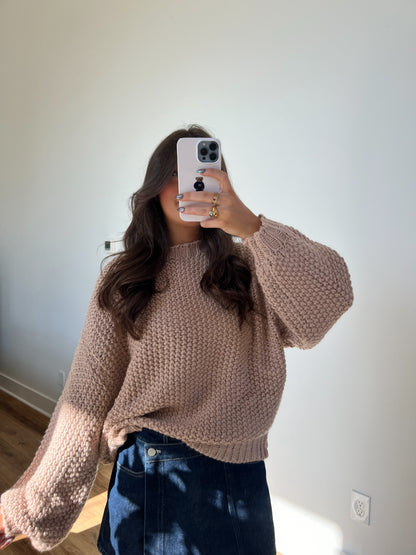 Chunky Yarn Sweater