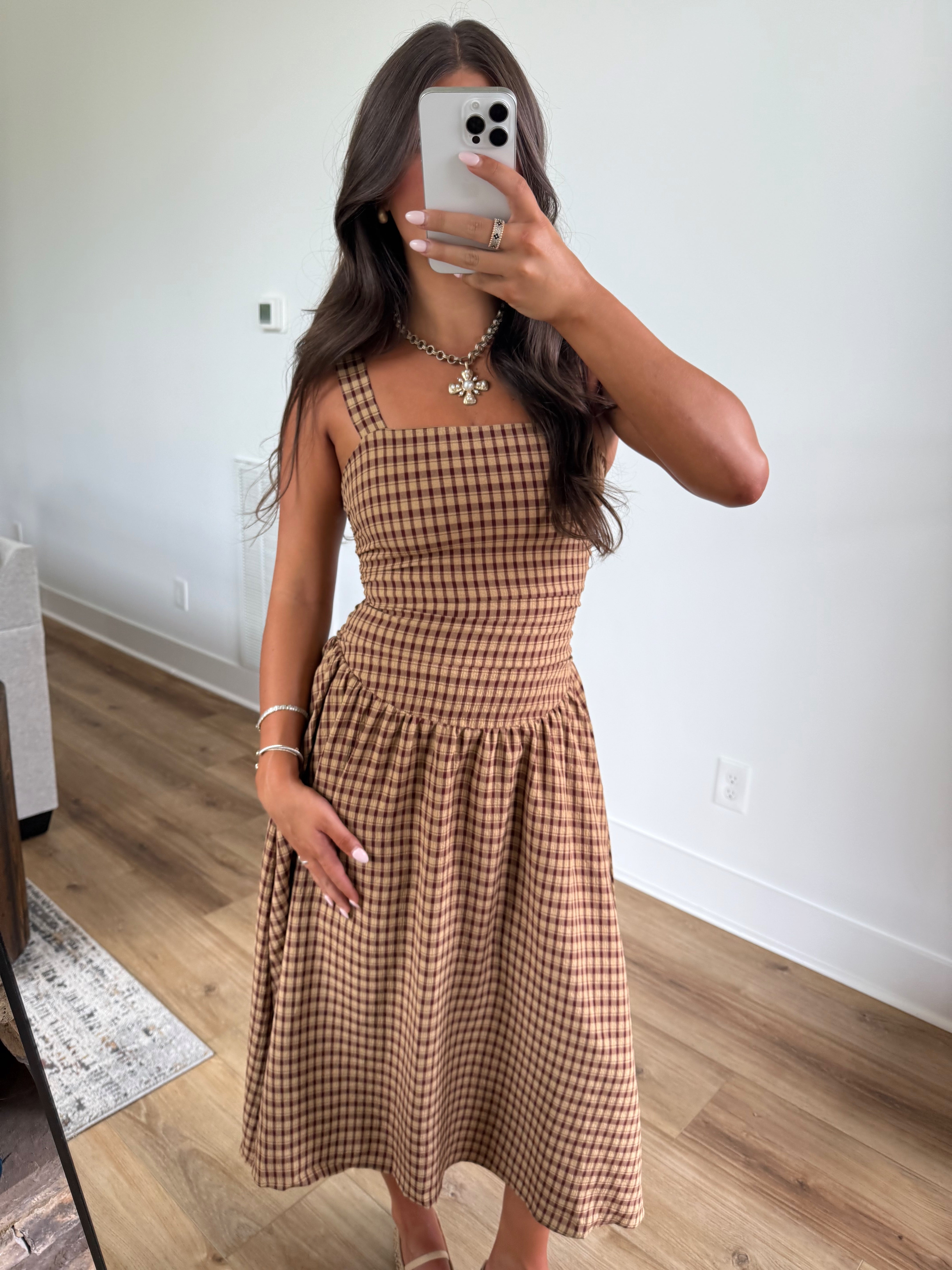 Plaid & Pumpkin Maxi
