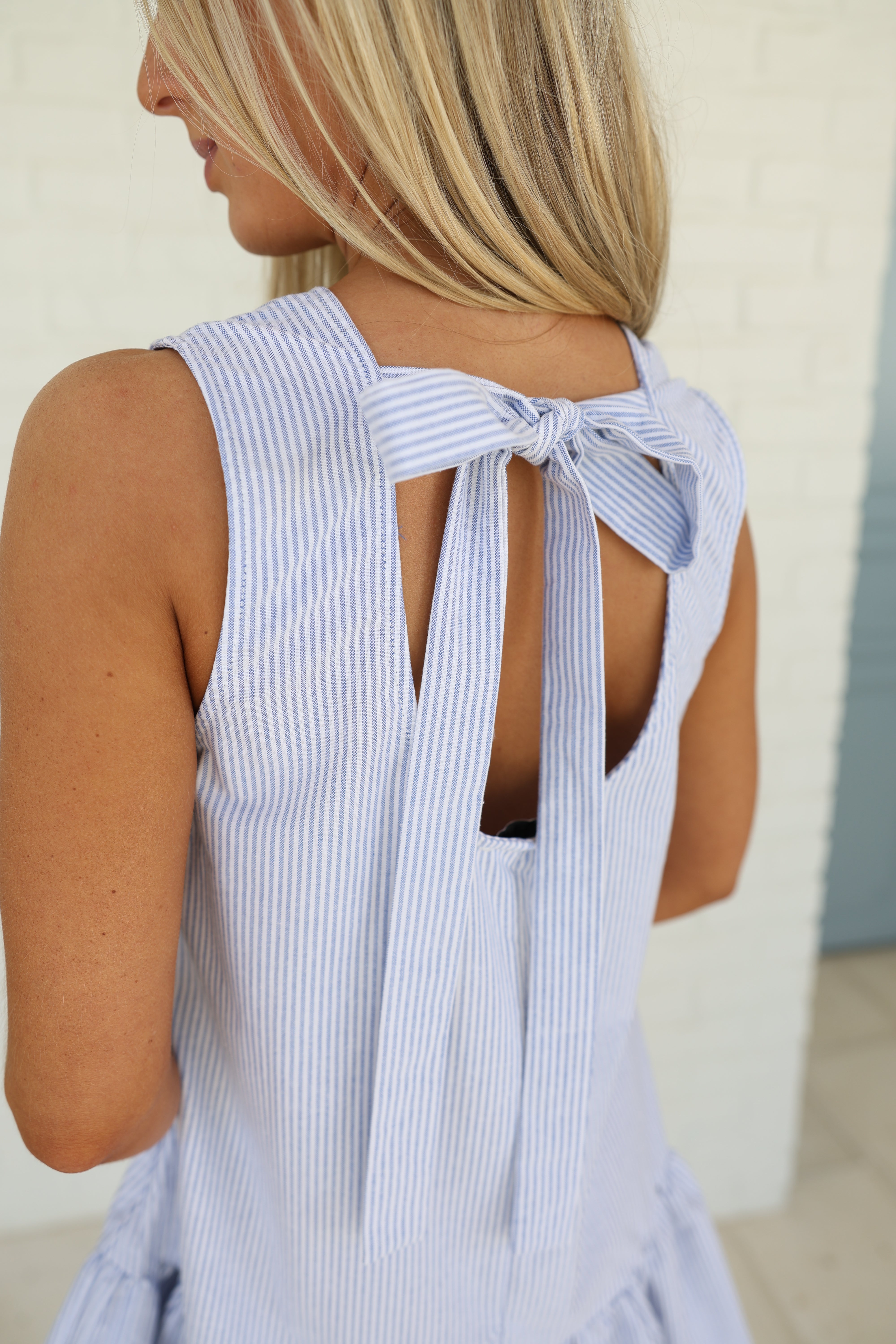 Summer In Blue Dress
