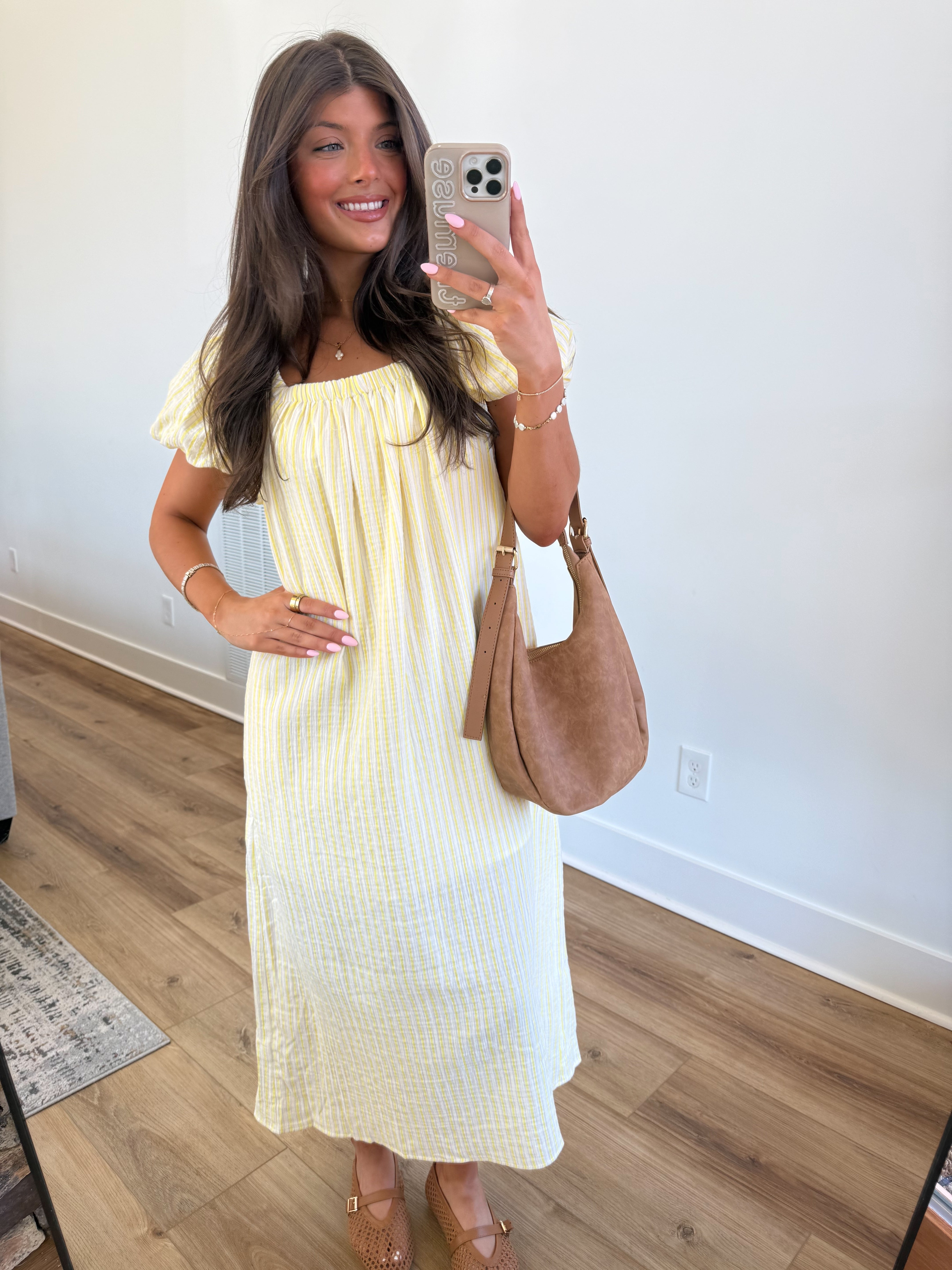 The Milly Dress (Lemon Gingham)