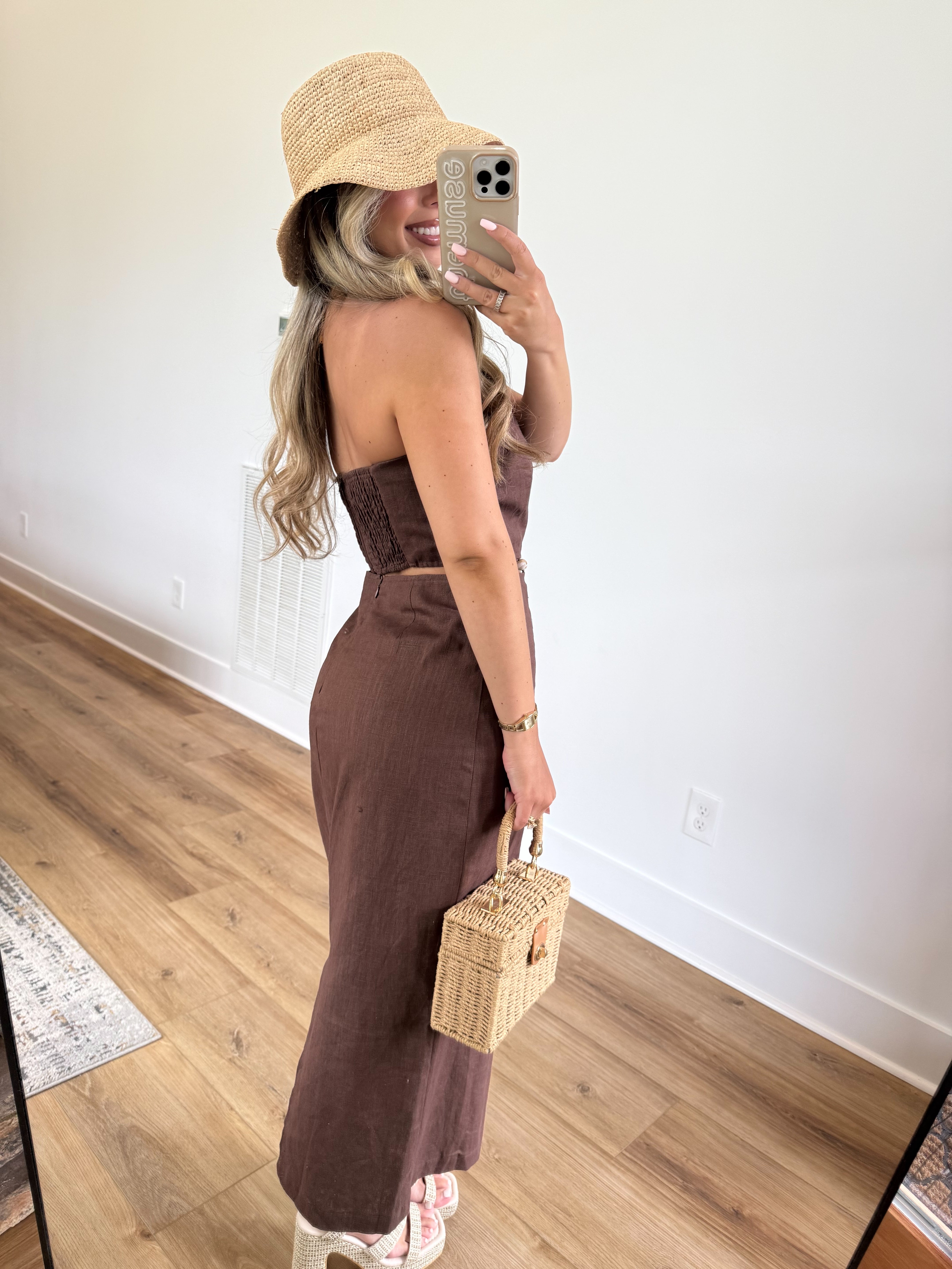 Beaded Cove Maxi (Brown)