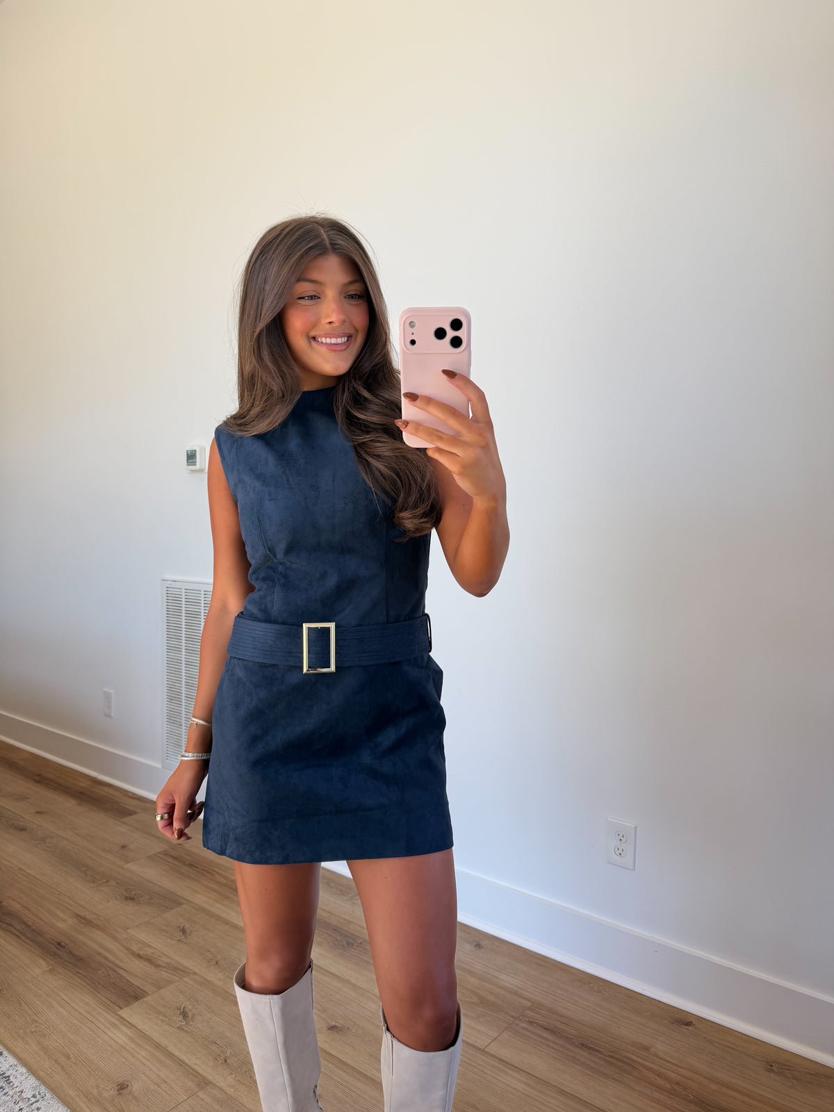 Mod Muse Suede Mini (Navy)