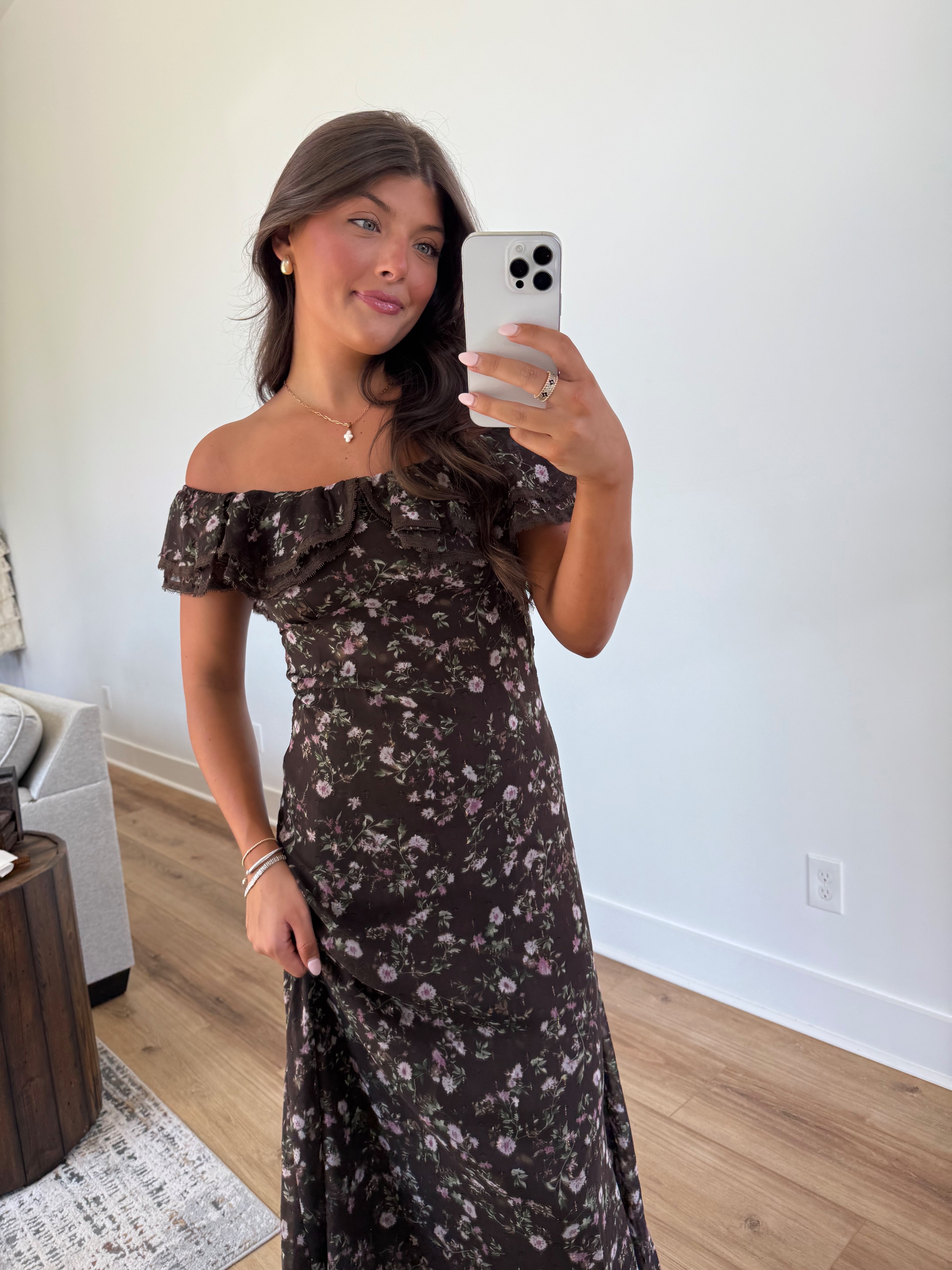 Twilight Bloom Maxi Gown