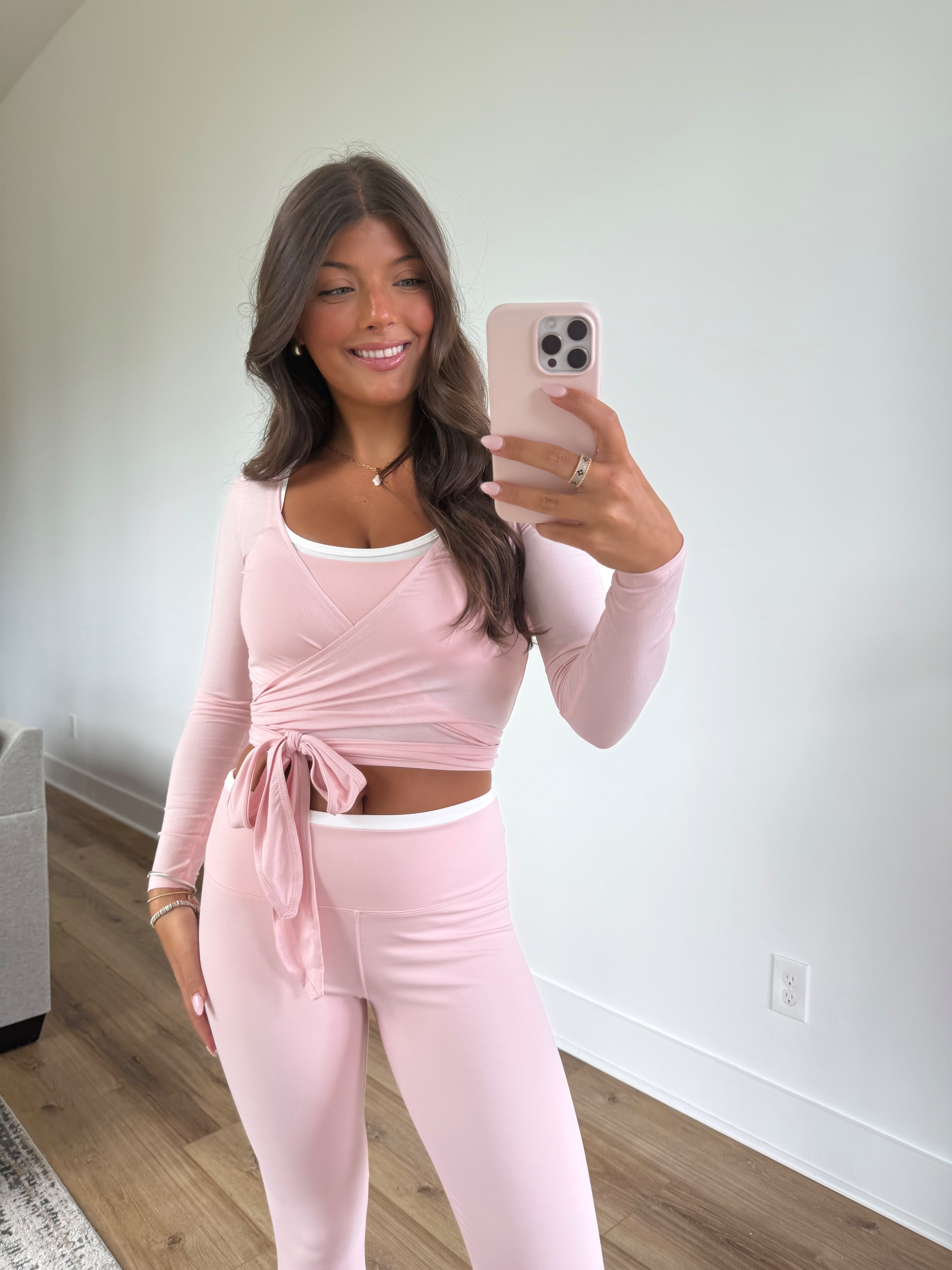 Pink Wrap Top