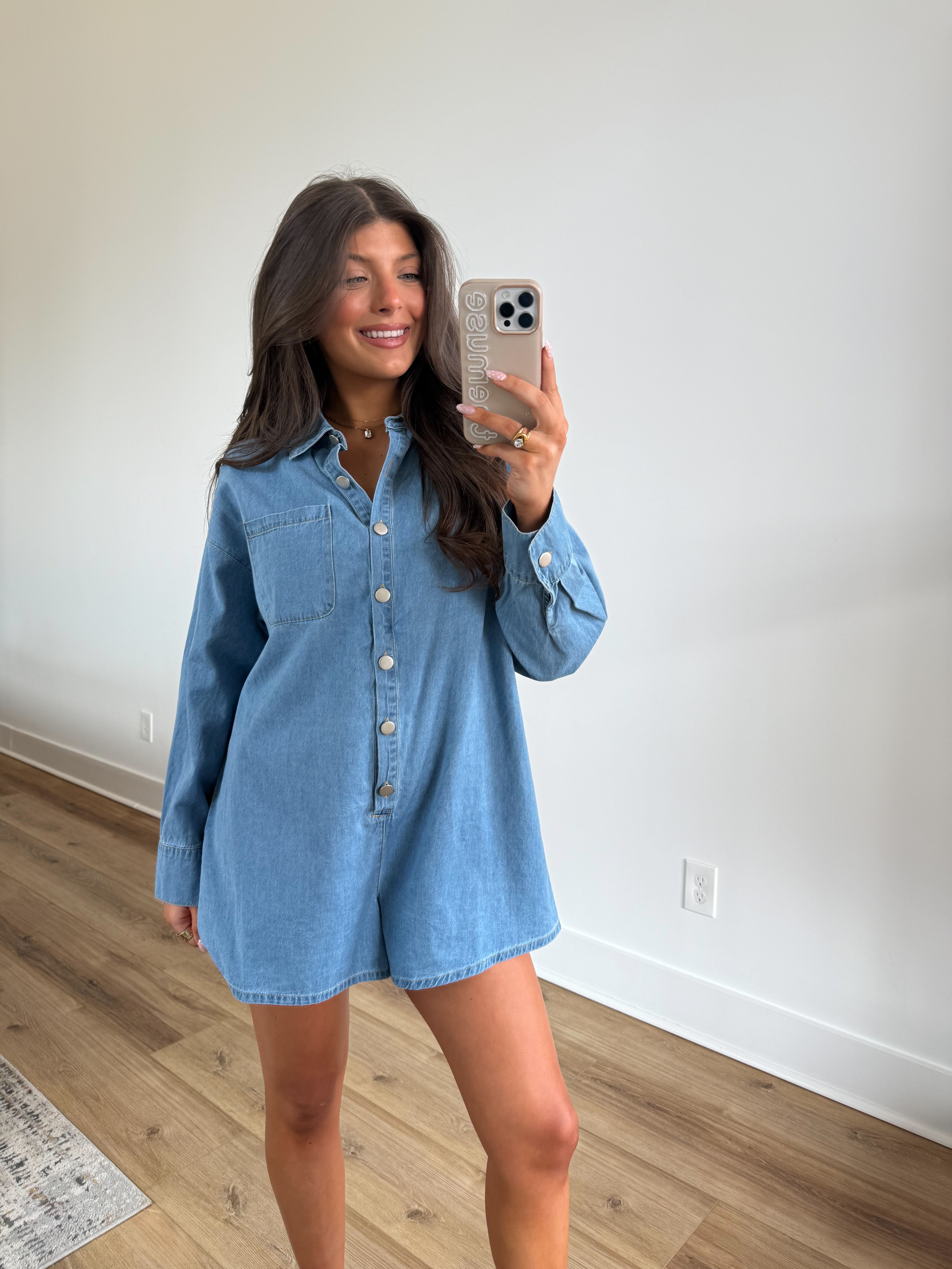 Boxy Blues Romper