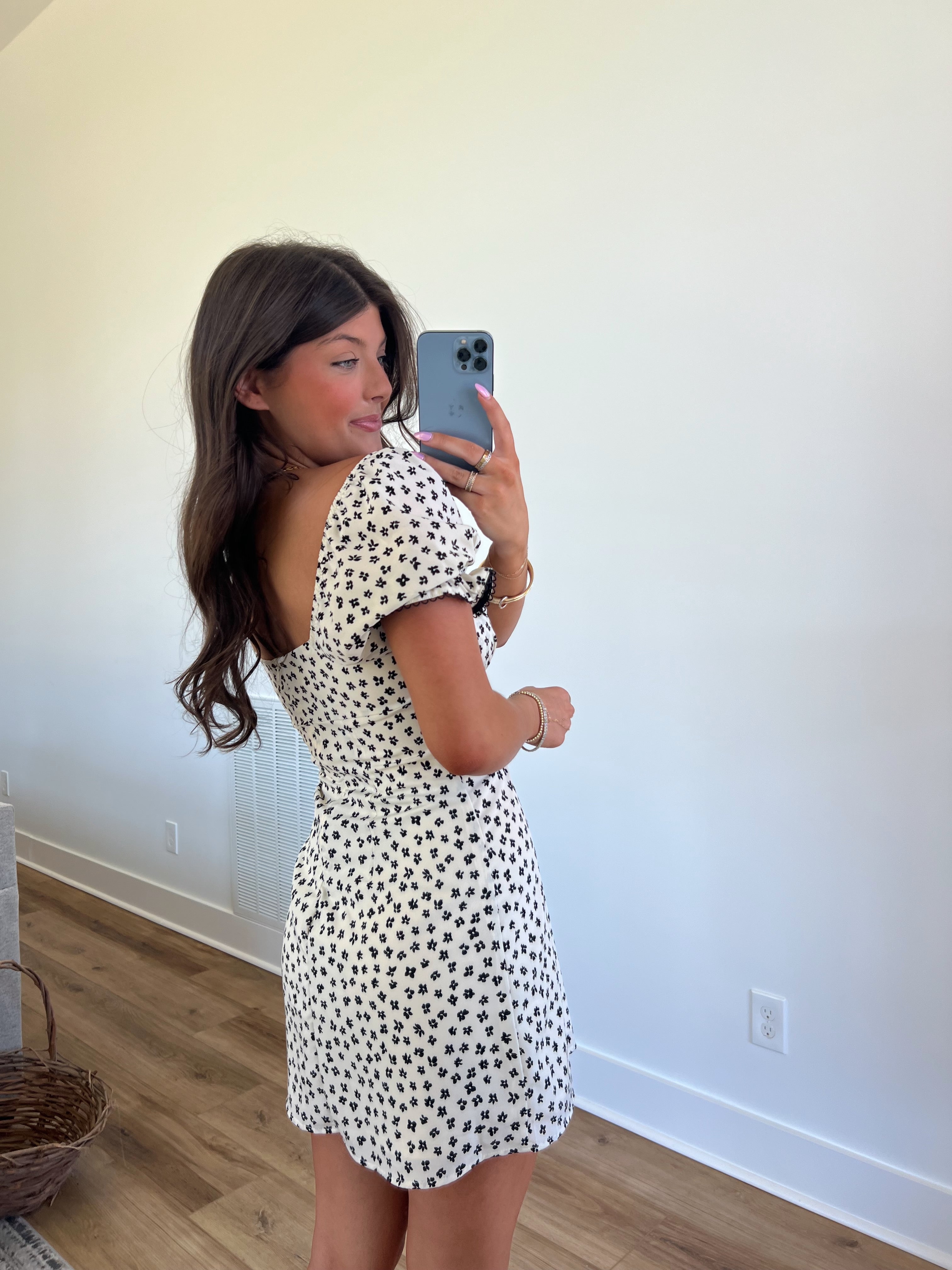 Ditsy Daisy Mini Dress