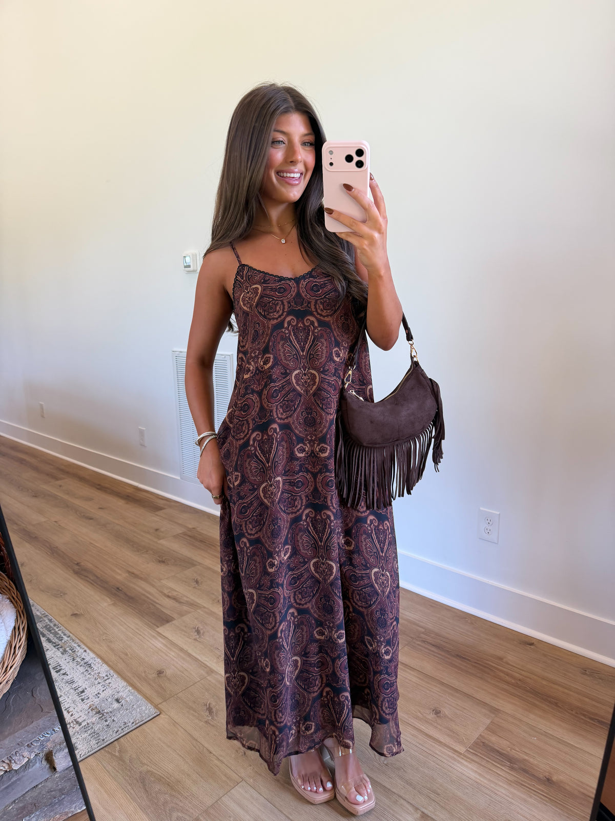Paisley in the Pines Maxi Dress