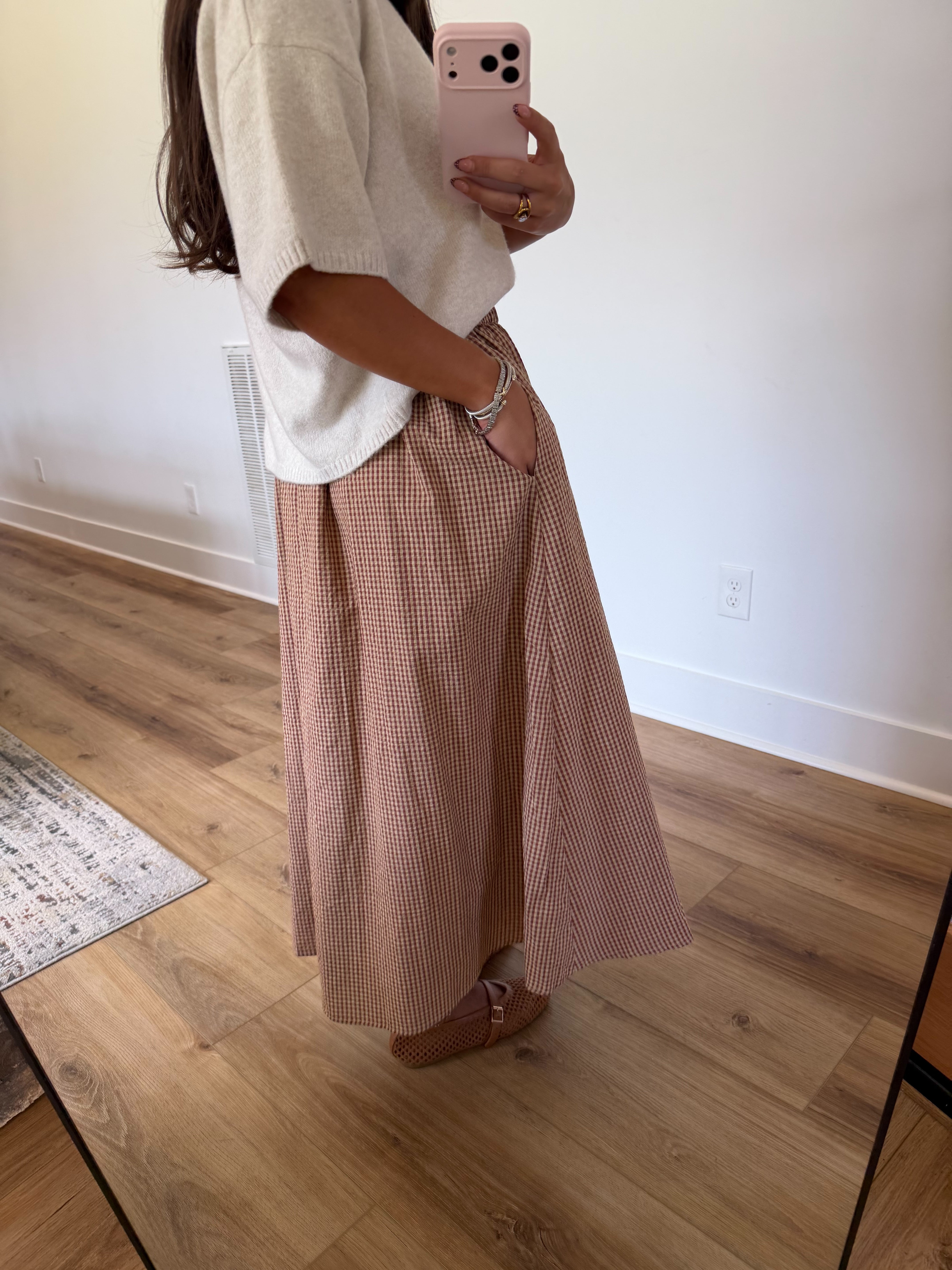 Hadley Gingham Midi