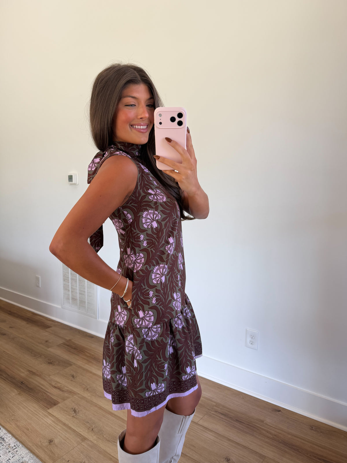 Cocoa Petal Mini Dress