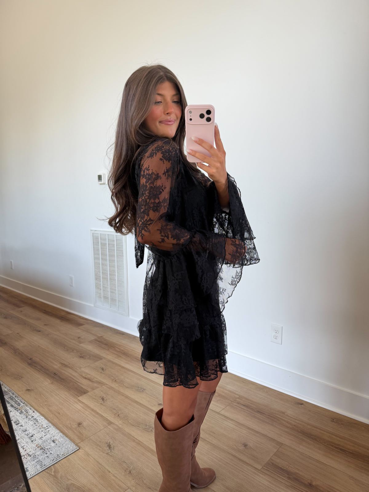 Black Swan Lace Mini