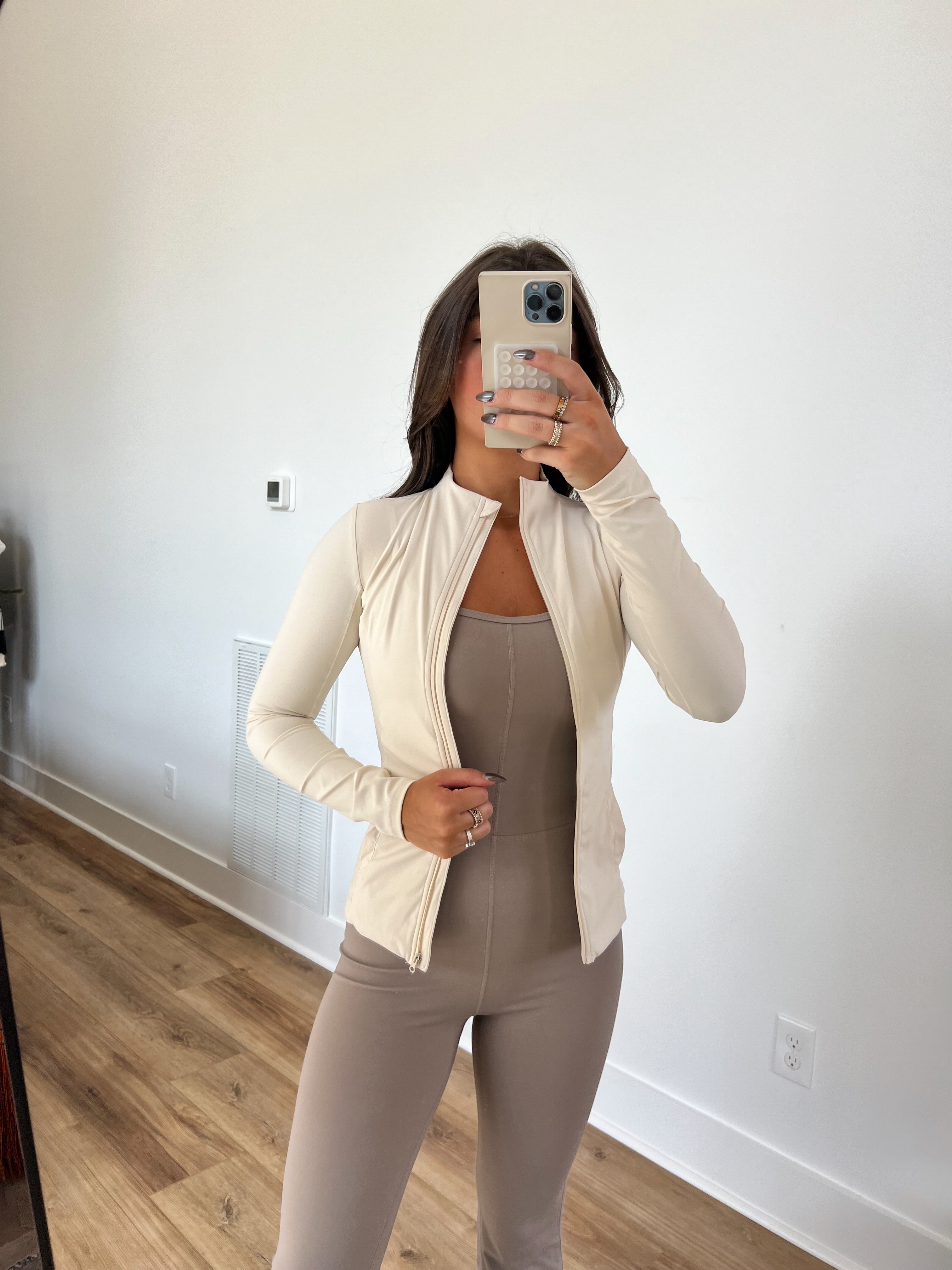 Essential Taupe Flare Jumpsuit (Restock)
