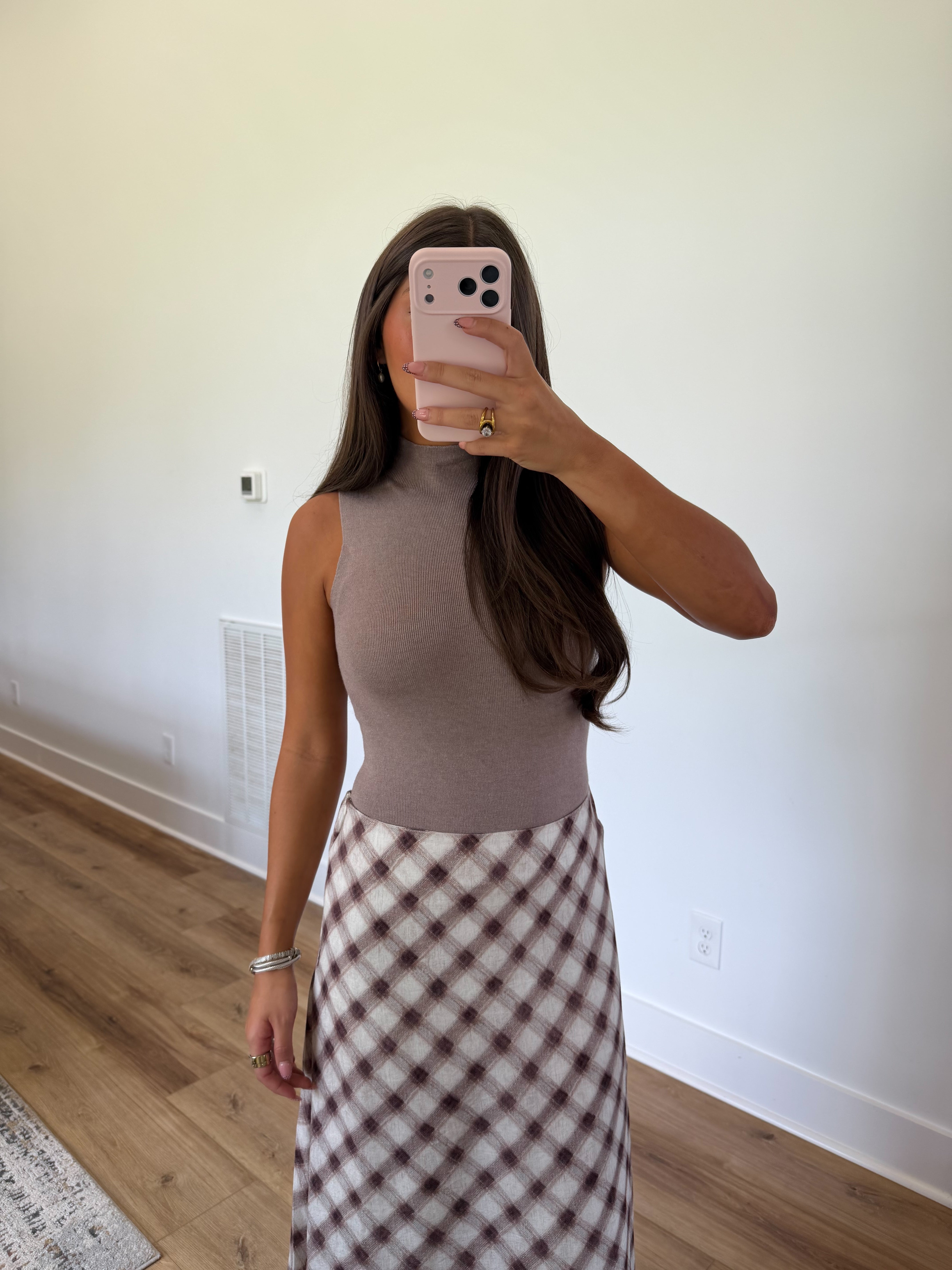 Tan Turtleneck Bodysuit