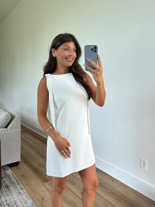 Tie The Know Mini Dress
