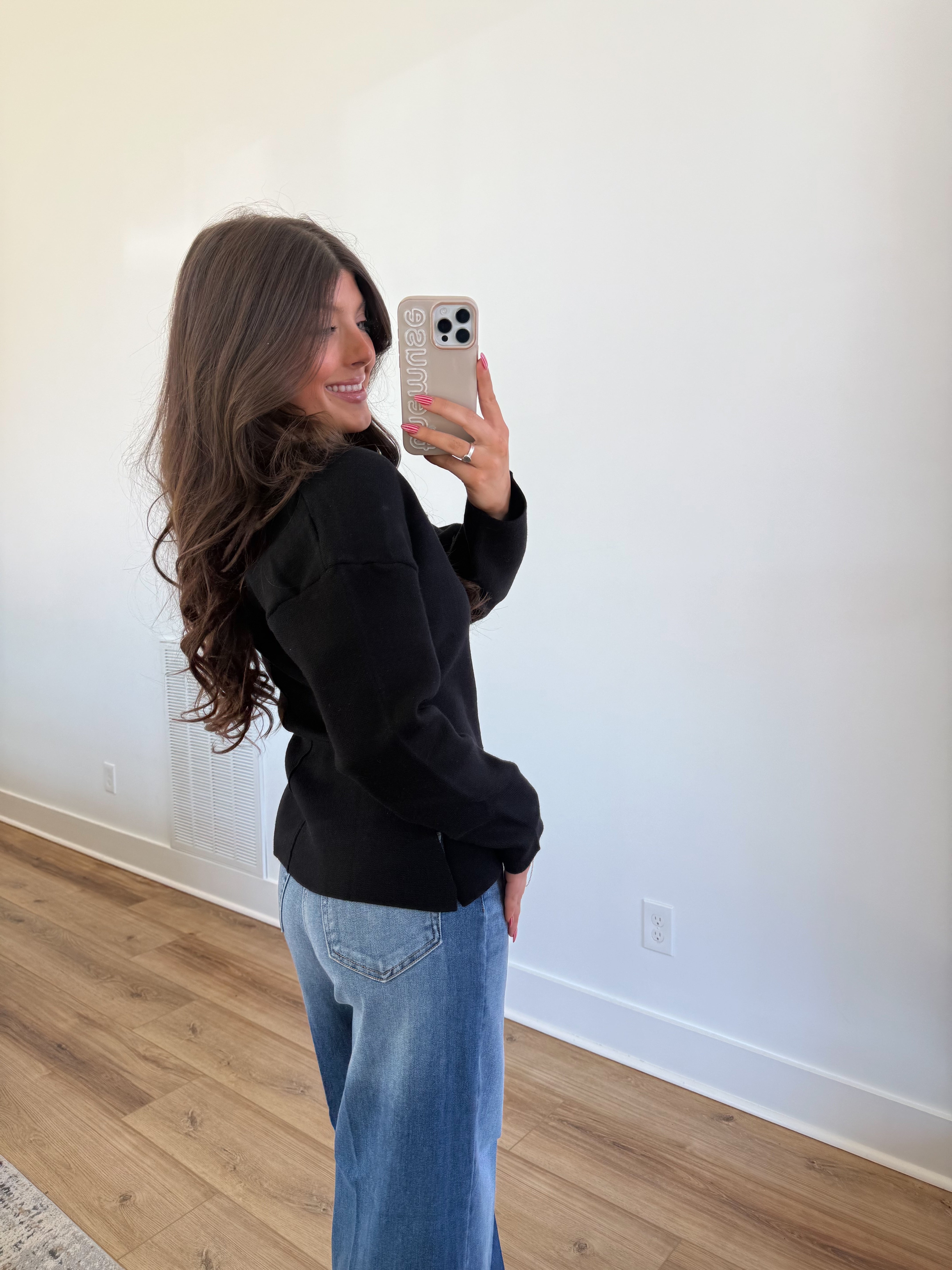 Clean Lines Top (Black)