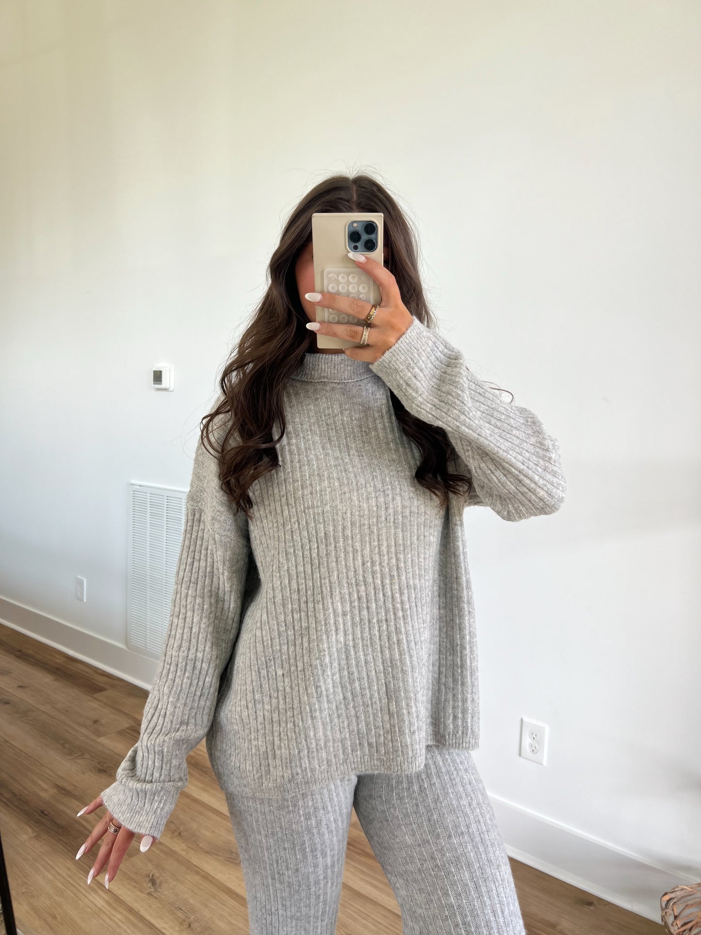 Off Day Cozy Ribbed Knit Set