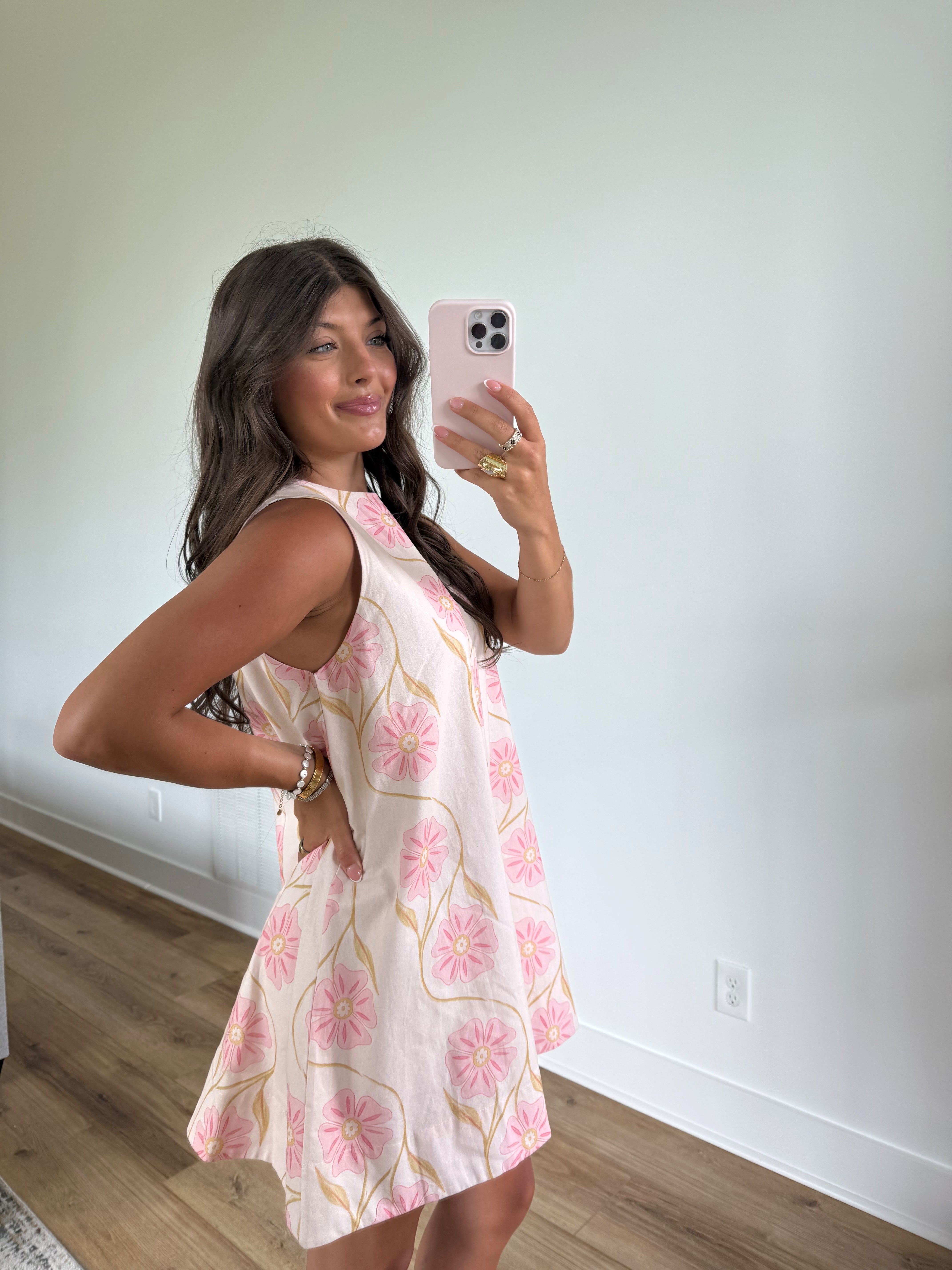Cali Bloom Mini Dress