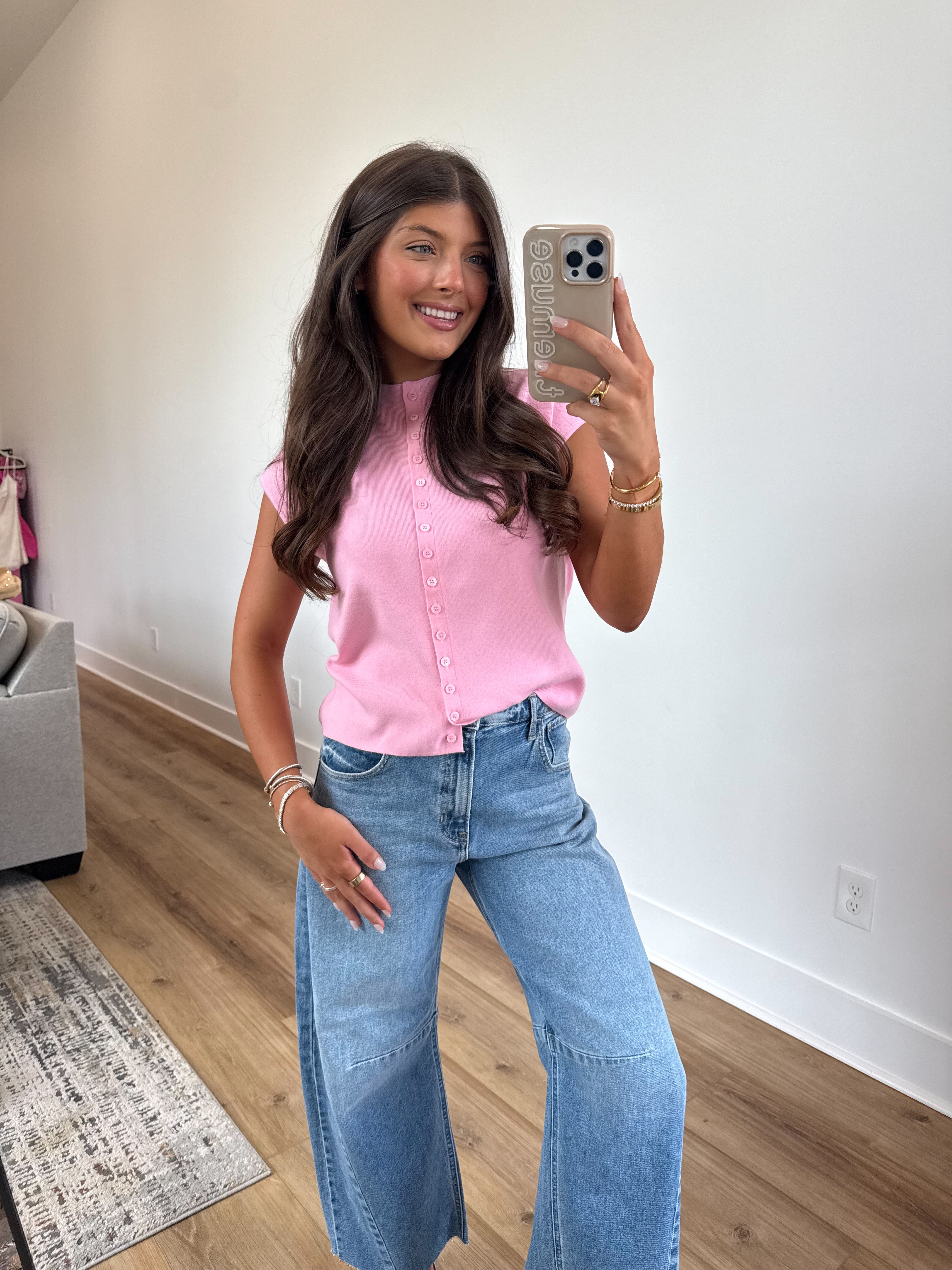 Jellybean Sweater Top (Berry)