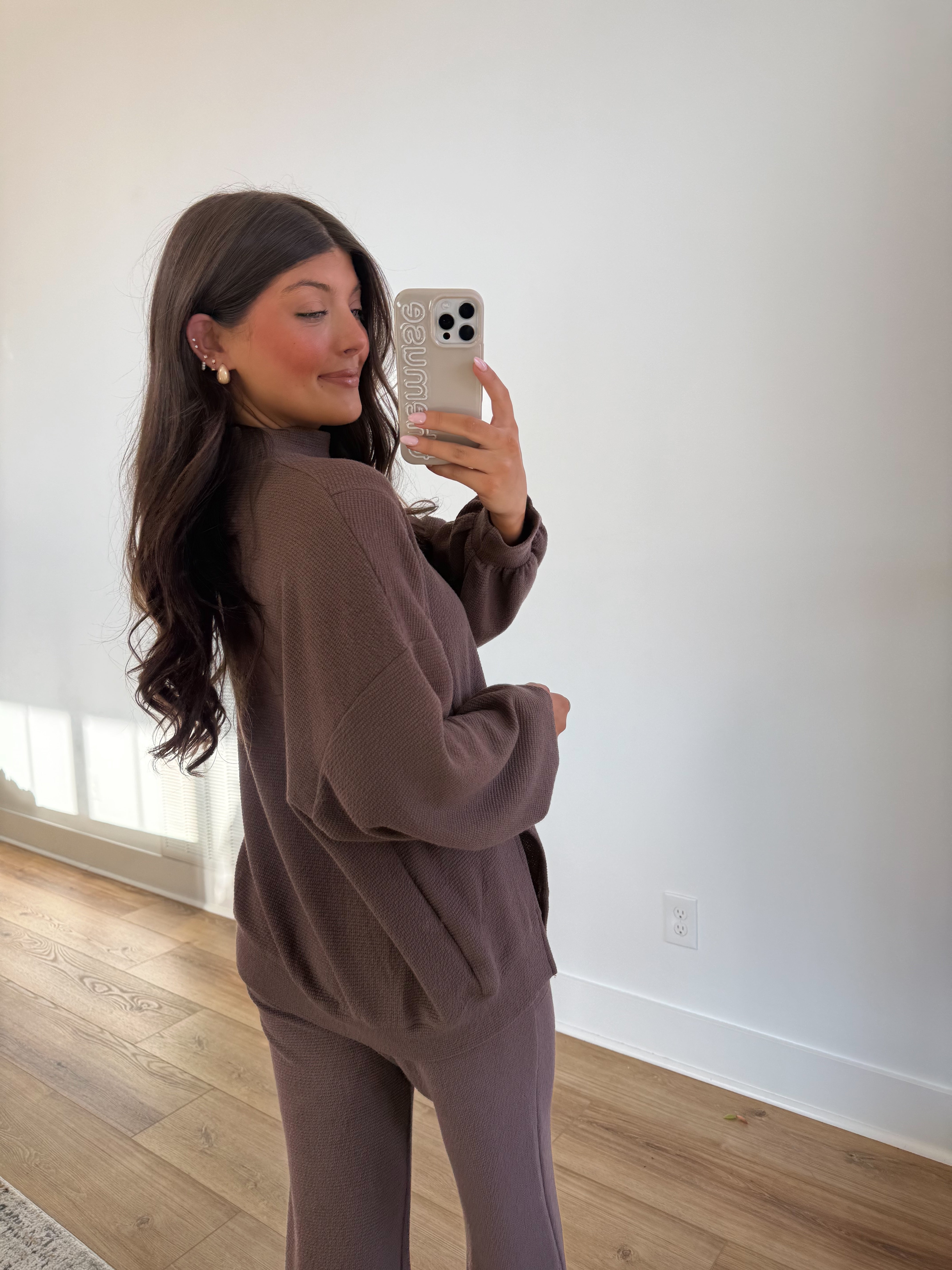 Essential Lounge Mockneck (Brown)(PRE-ORDER (1-2 weeks)/ Restock)