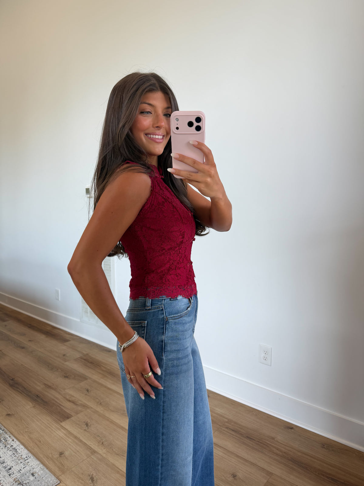 Date Night in Burgundy Top