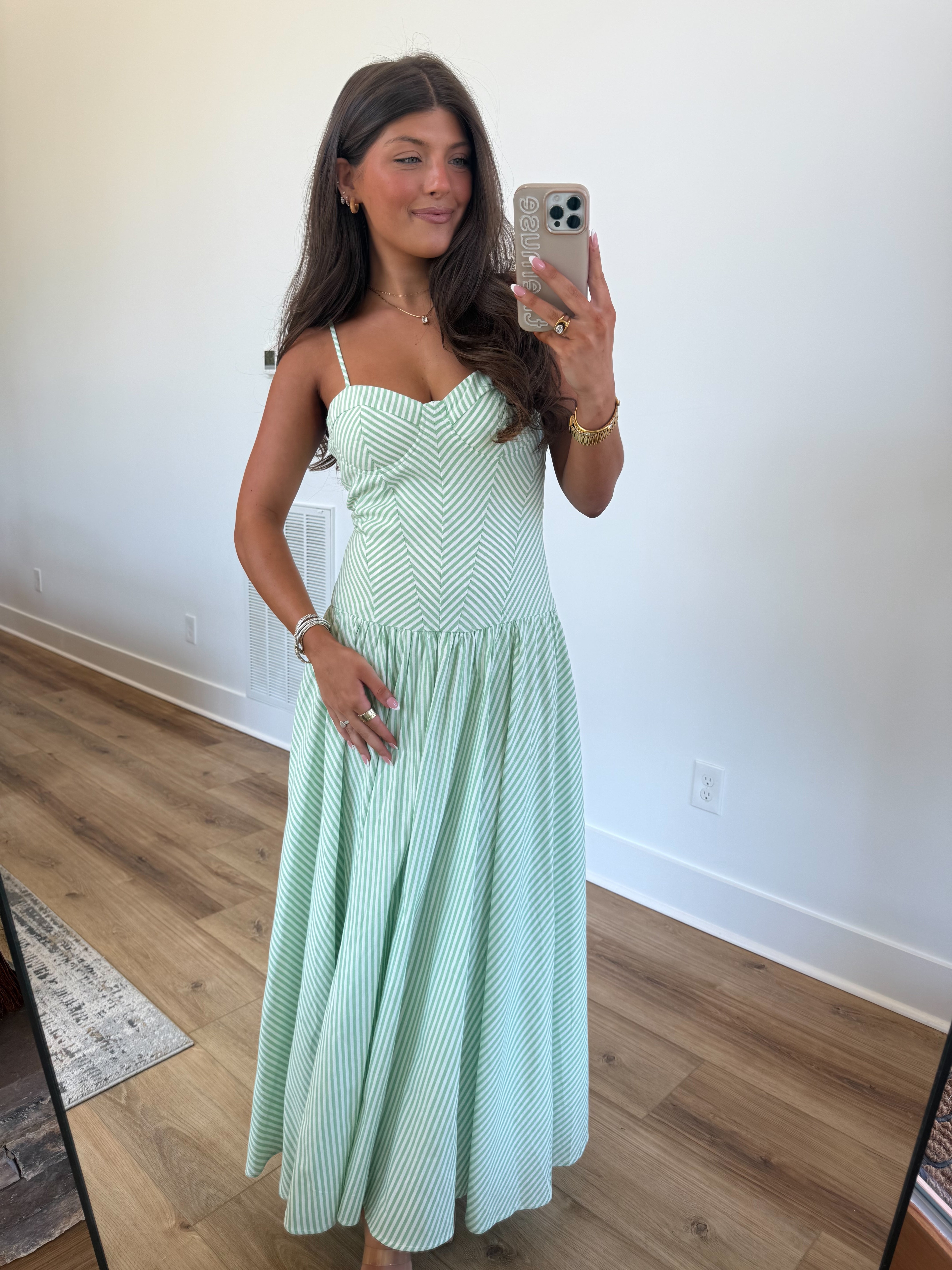 Master Structure Maxi Dress (Green)