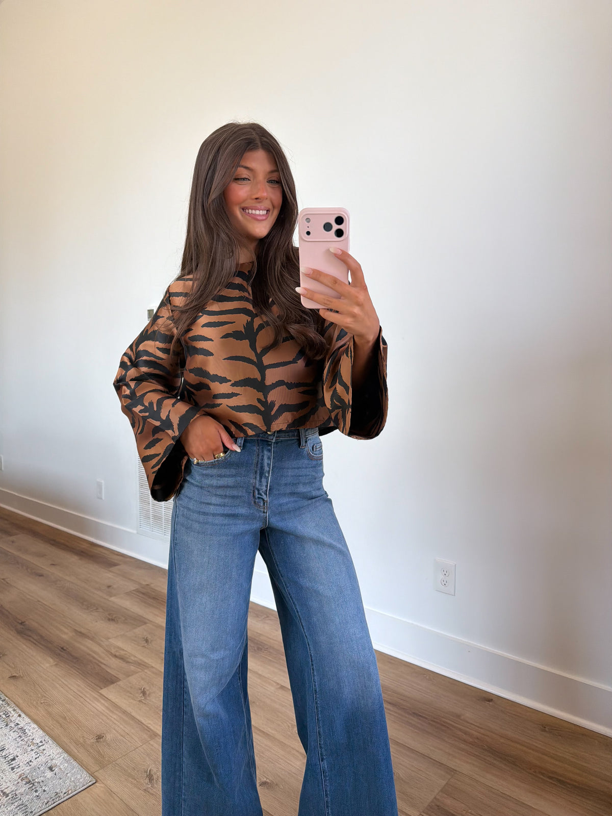 Elevated Zebra Blouse
