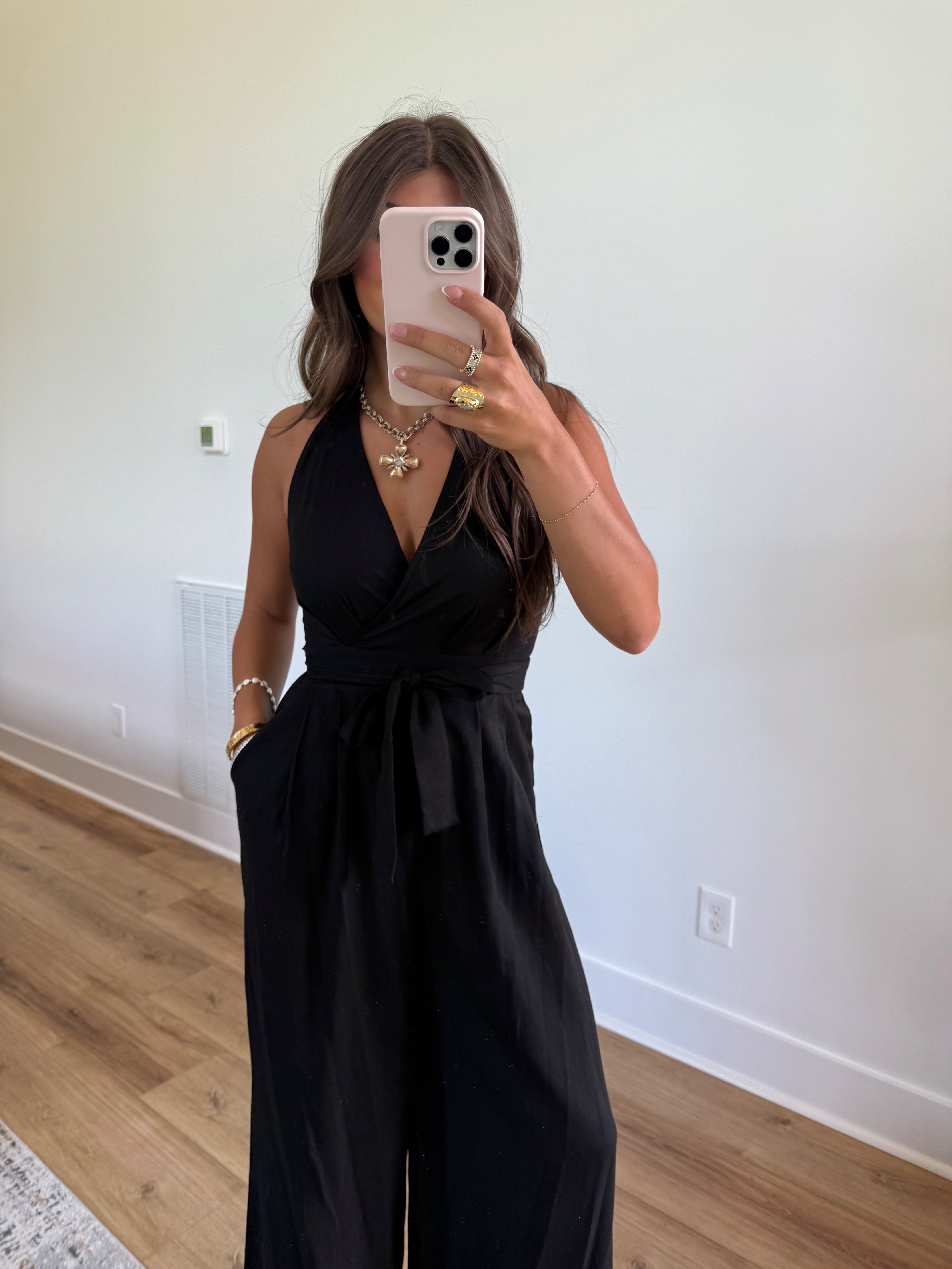 Like a Dream Jumpsuit (Black)
