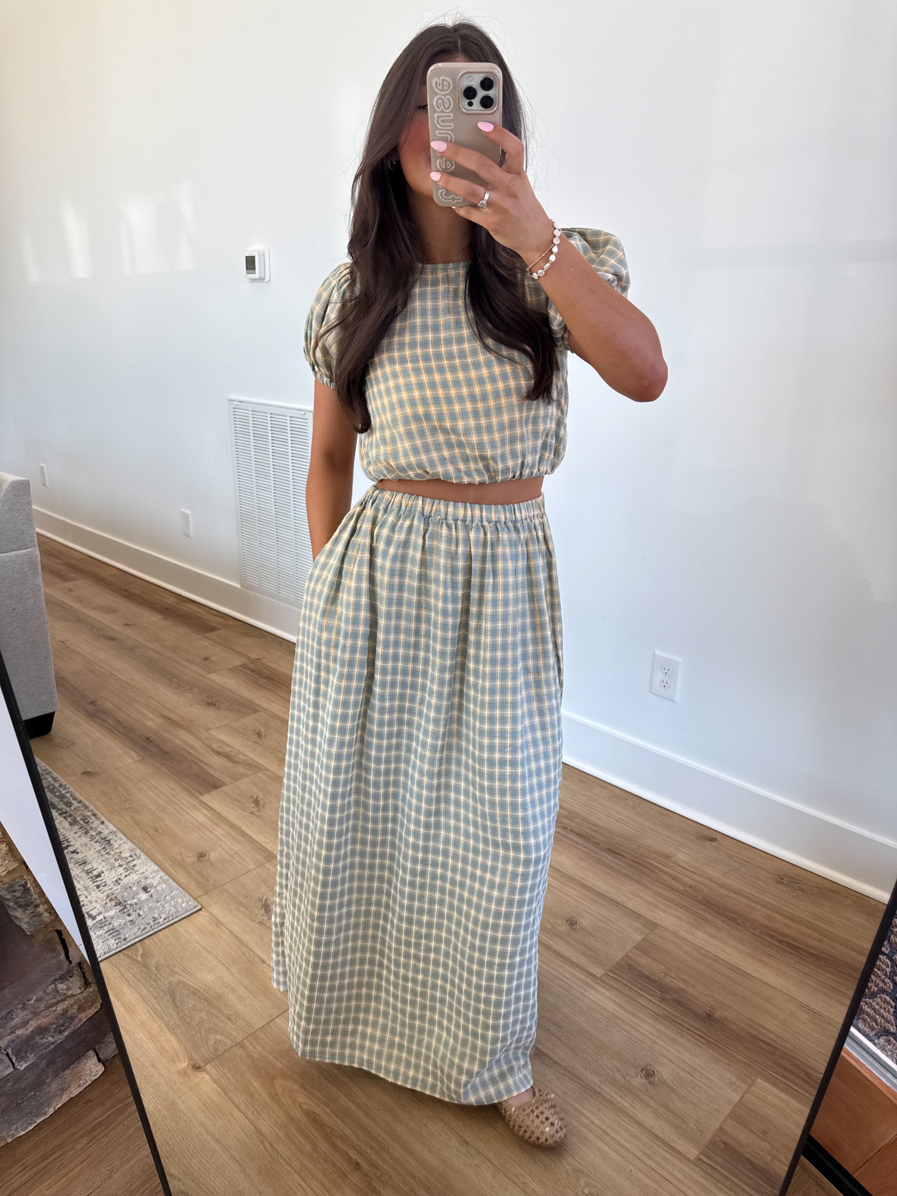 The Butter & Blue Skirt Set (Restock)