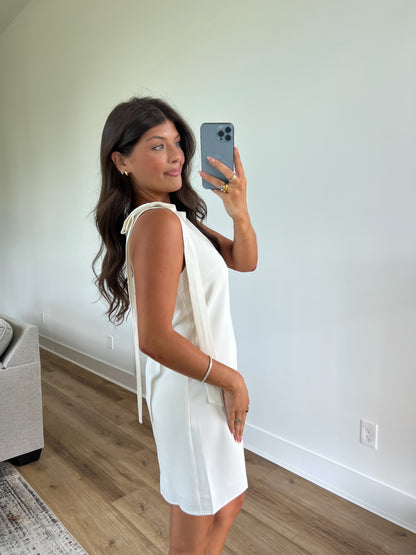 Tie The Know Mini Dress