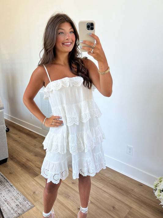 Maui Ruffle Mini Dress