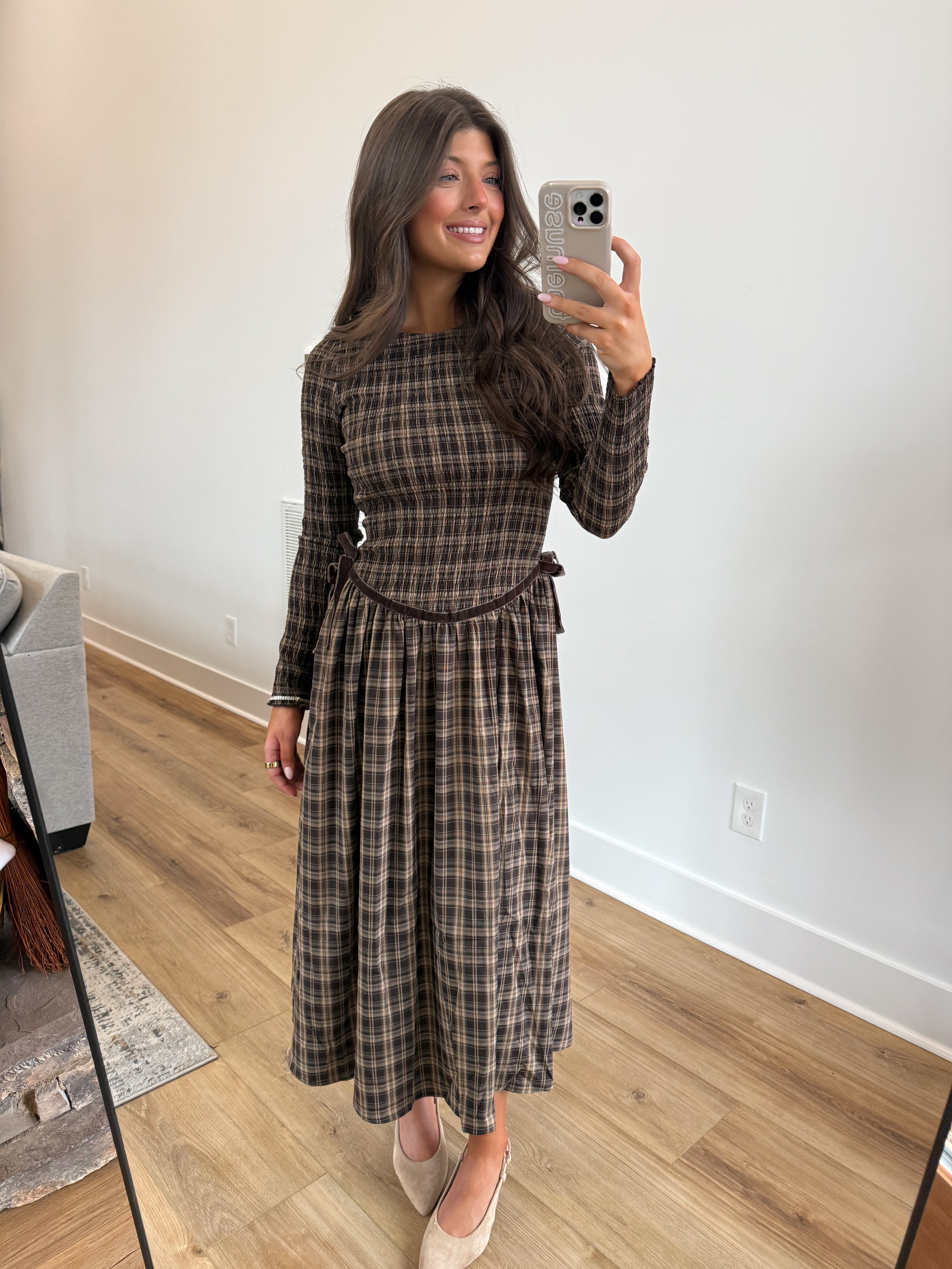 The Ribbon & Plaid Midi