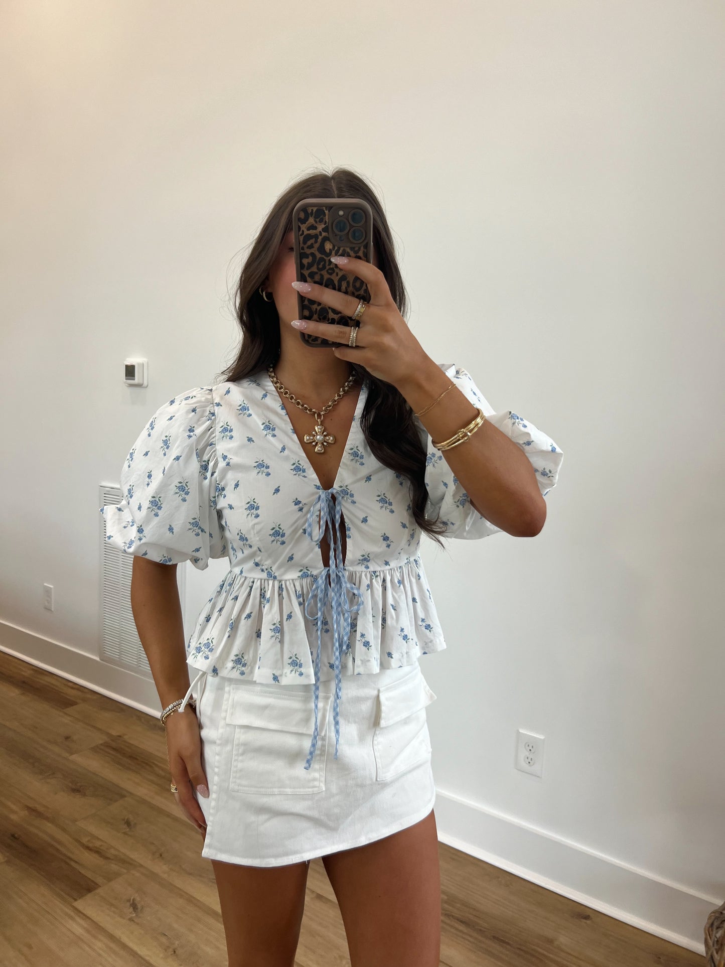 Girls Trip Ditsy Flower Top