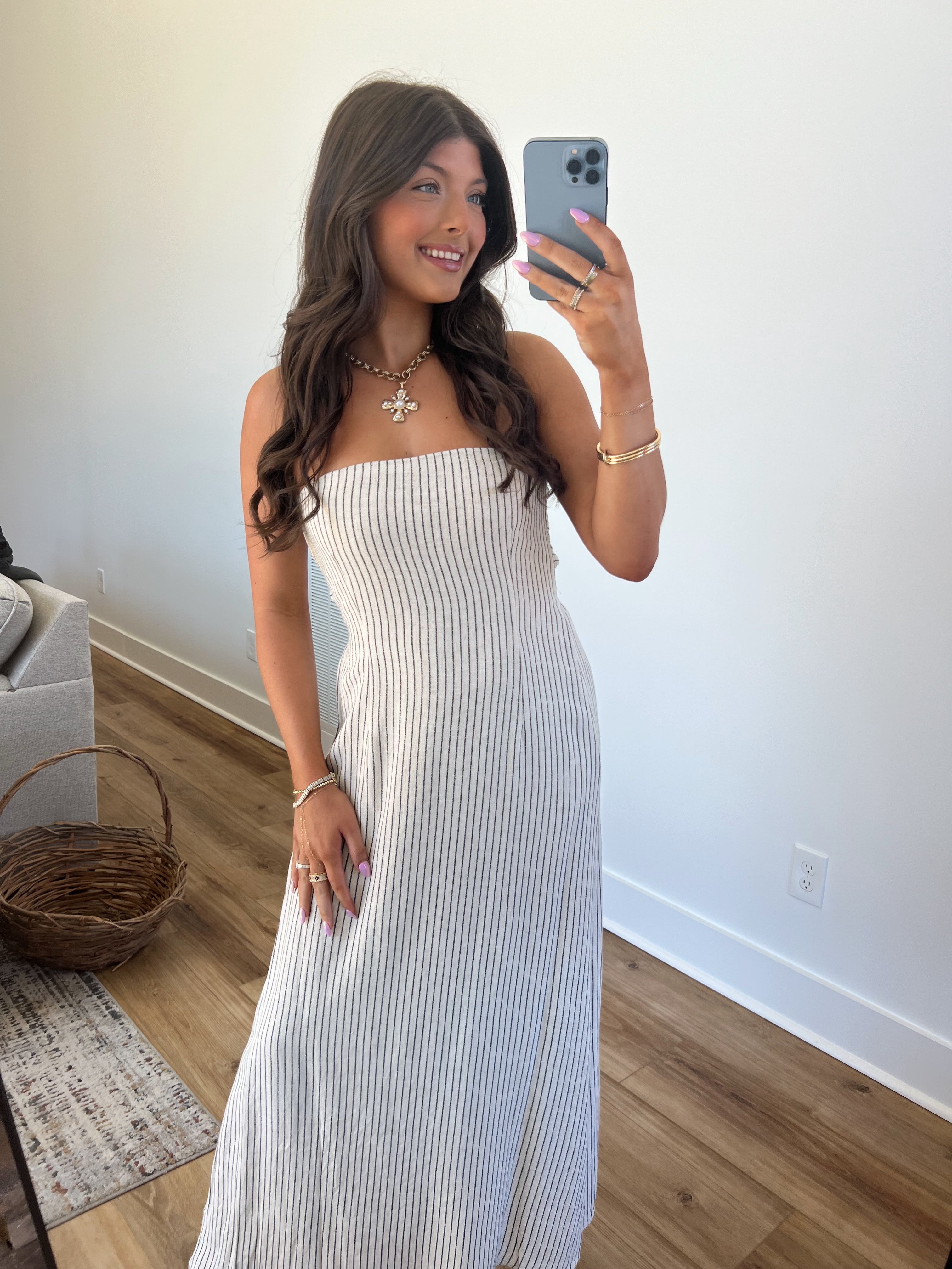 Cali Stripe Maxi Dress (Restock)