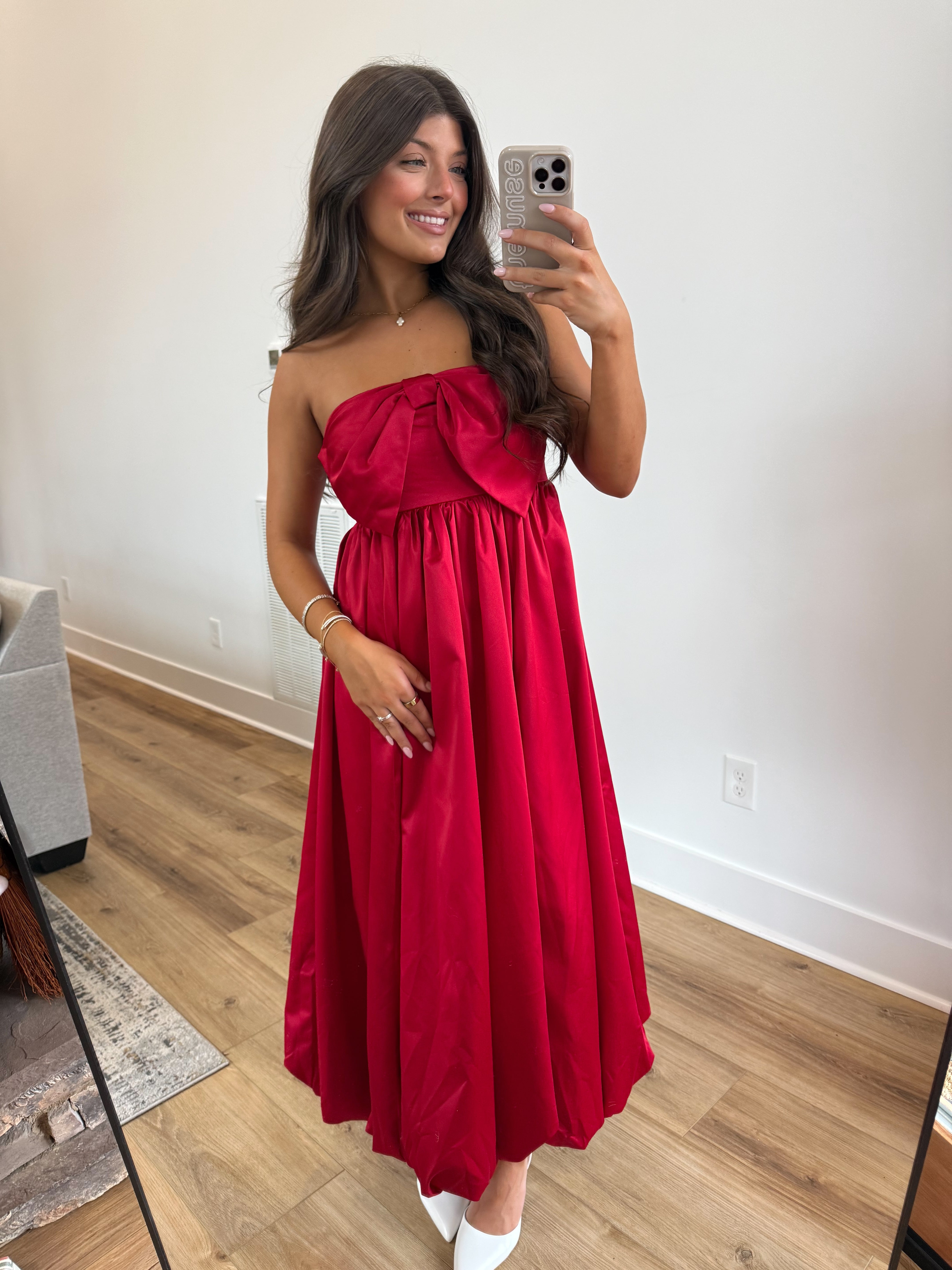 The Cranberry Elegance Midi
