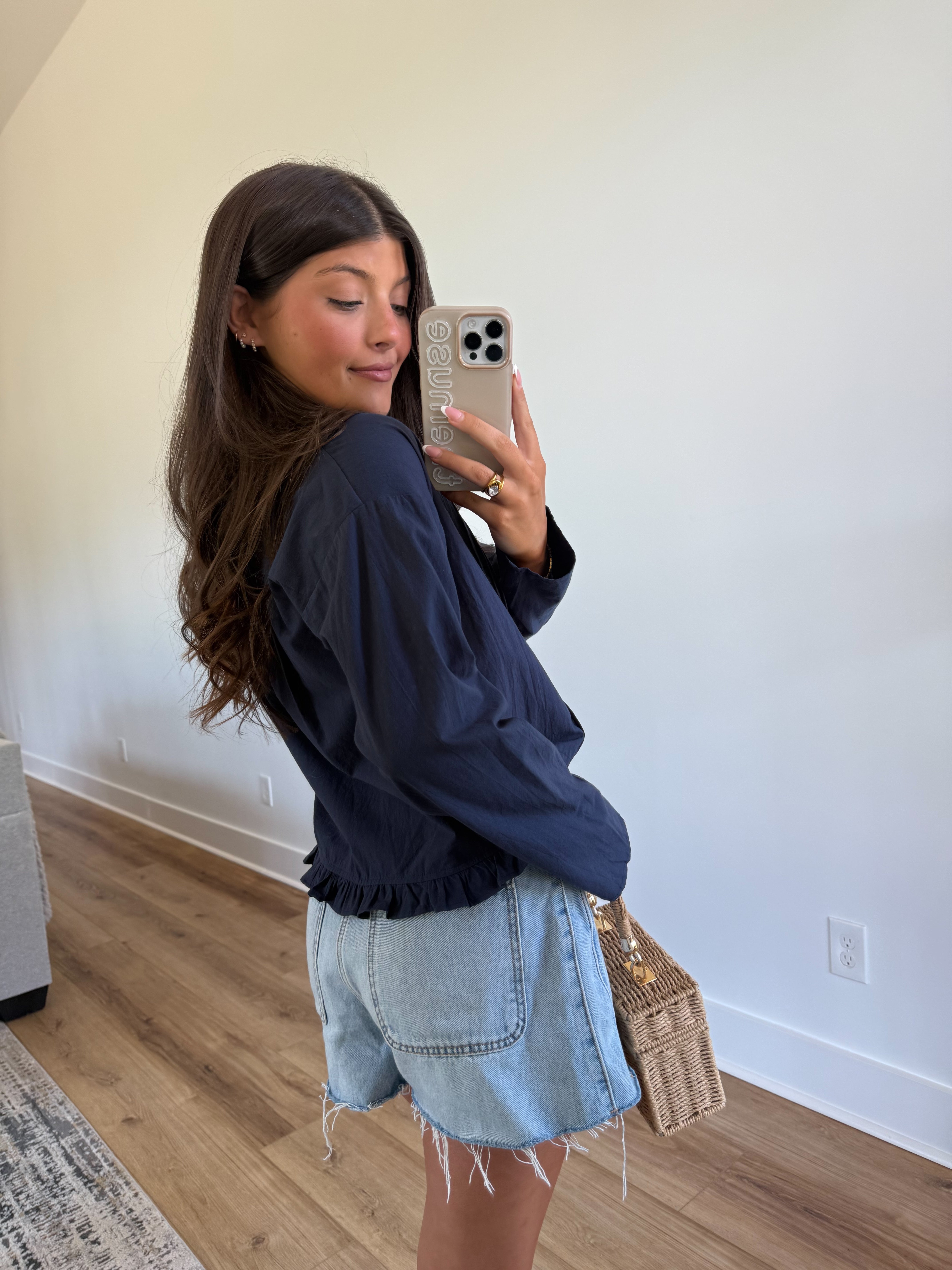 Nantucket Navy Blouse