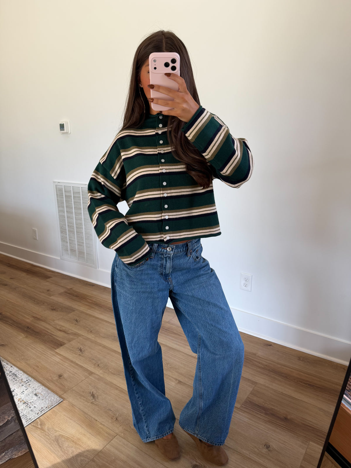 Toledo Stripe Sweater (Green)