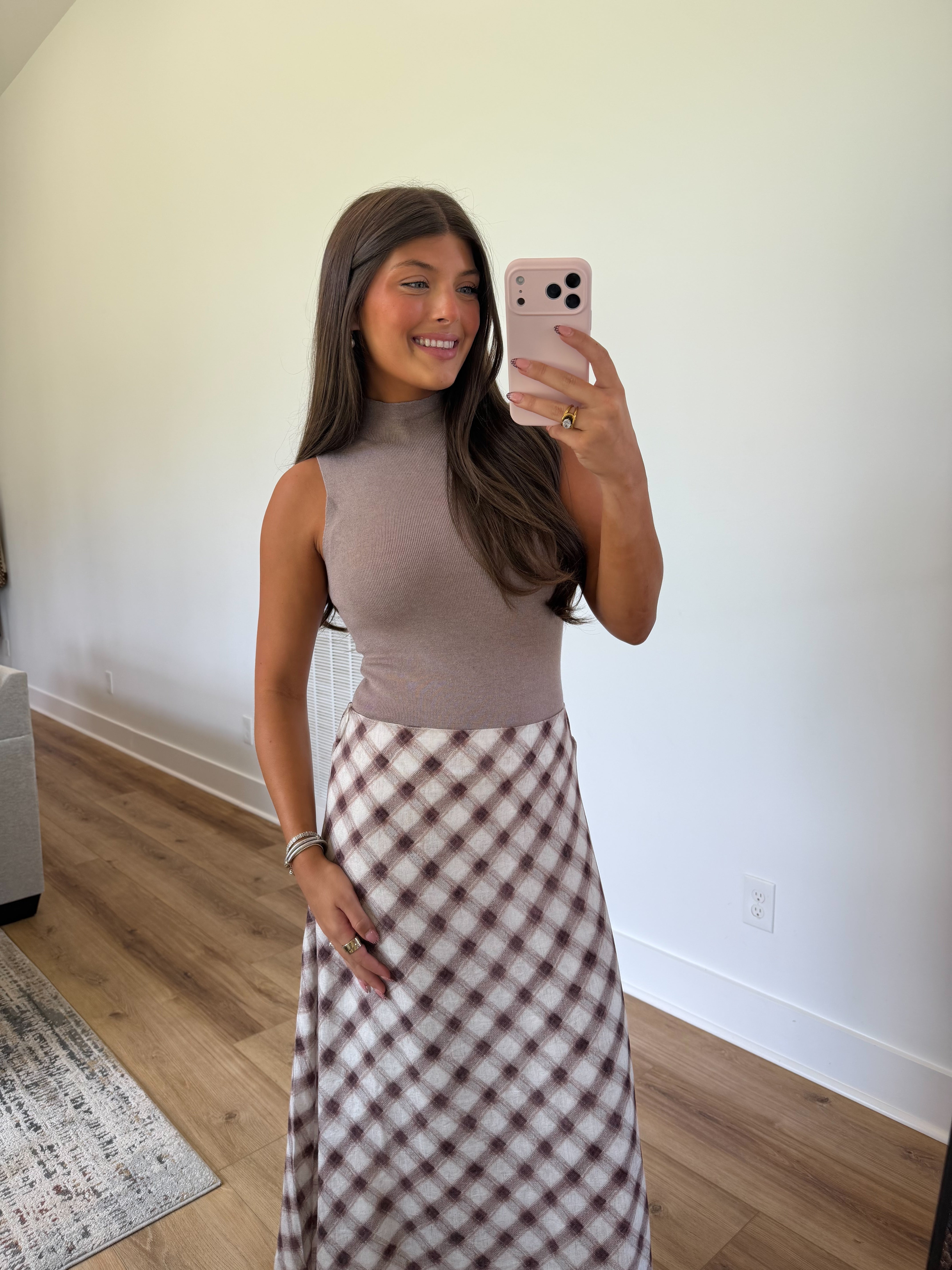 Tan Turtleneck Bodysuit