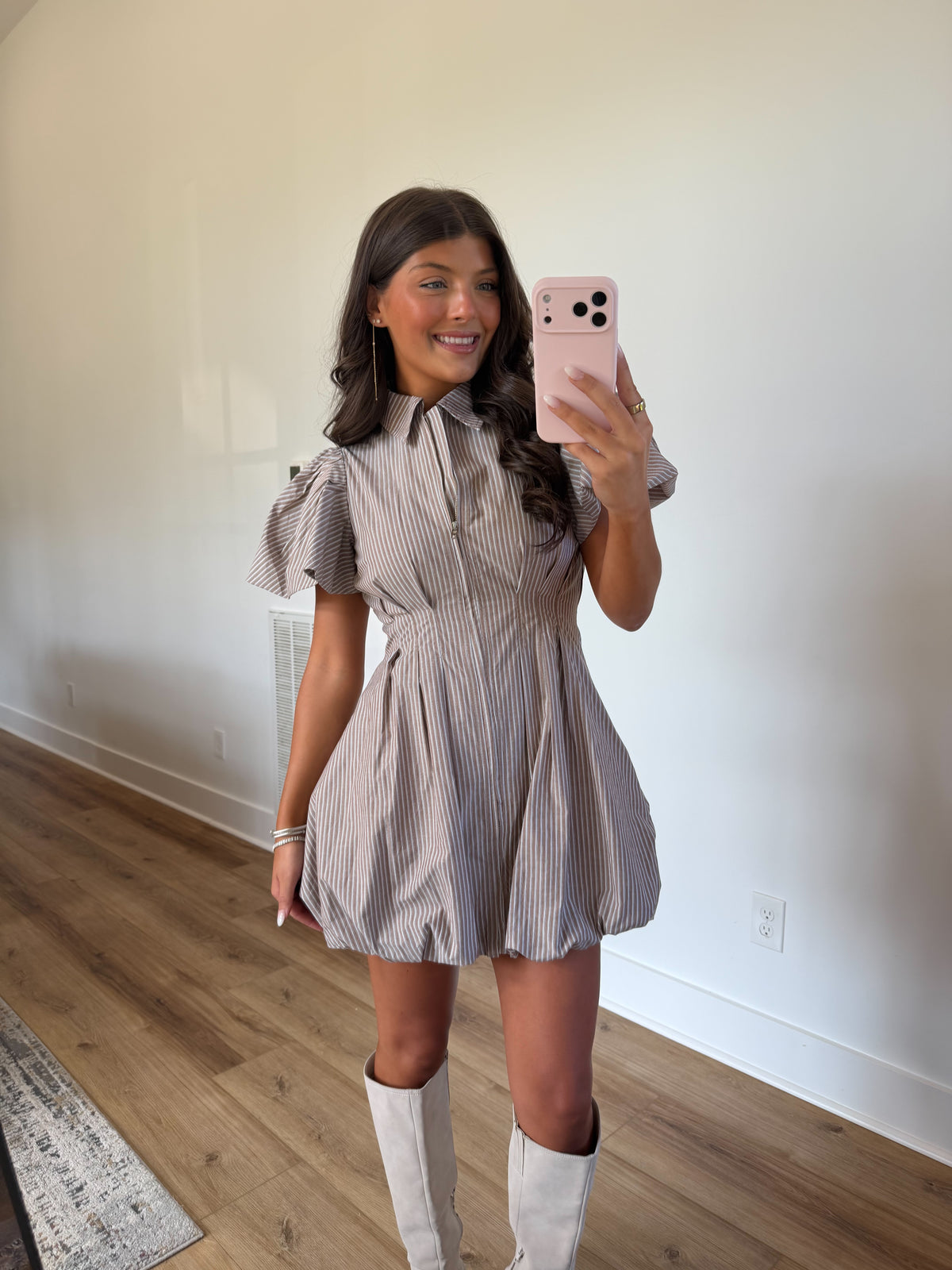 Talen Stripe Mini Dress