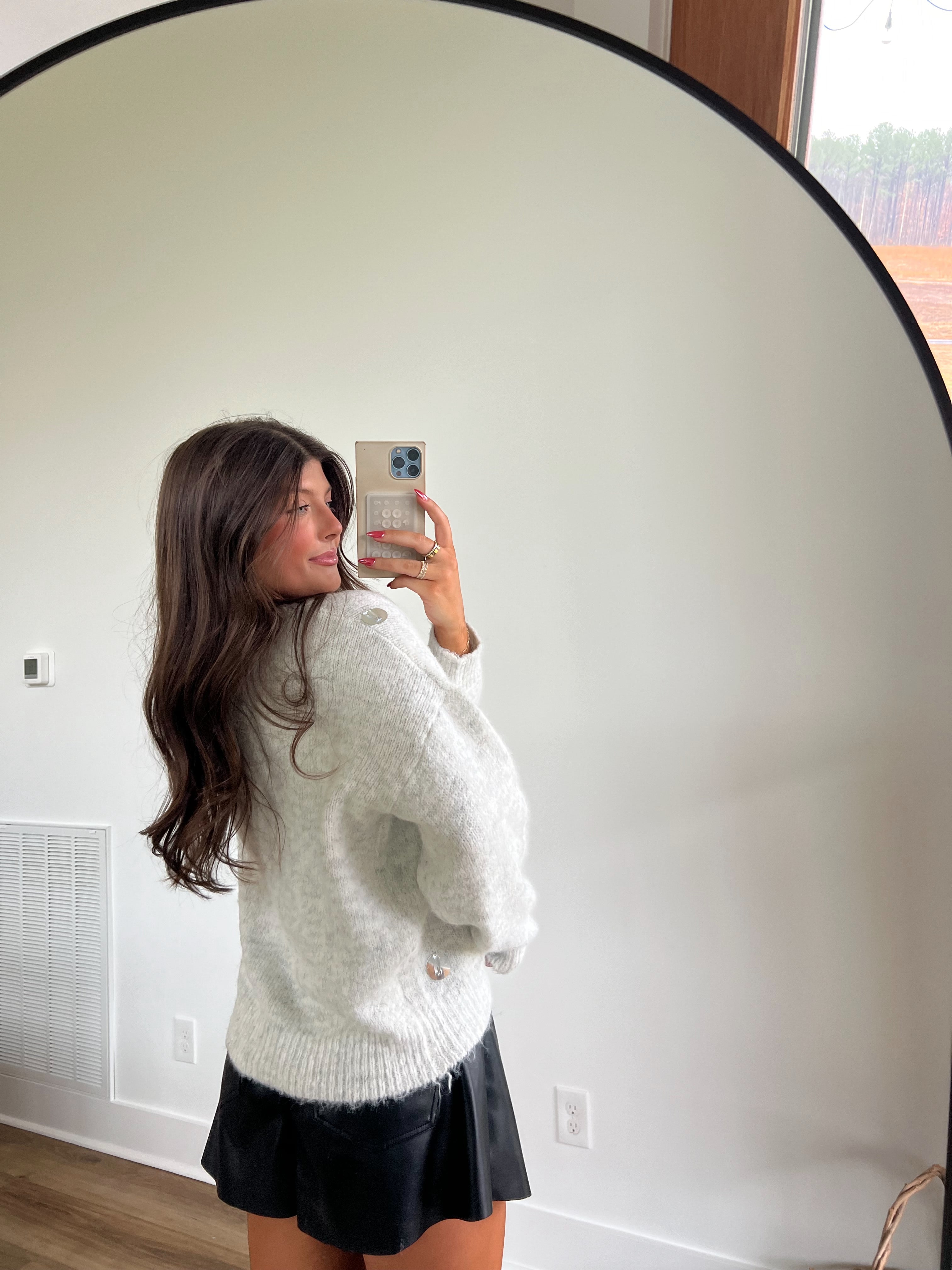 Disco Sequin Sweater Top