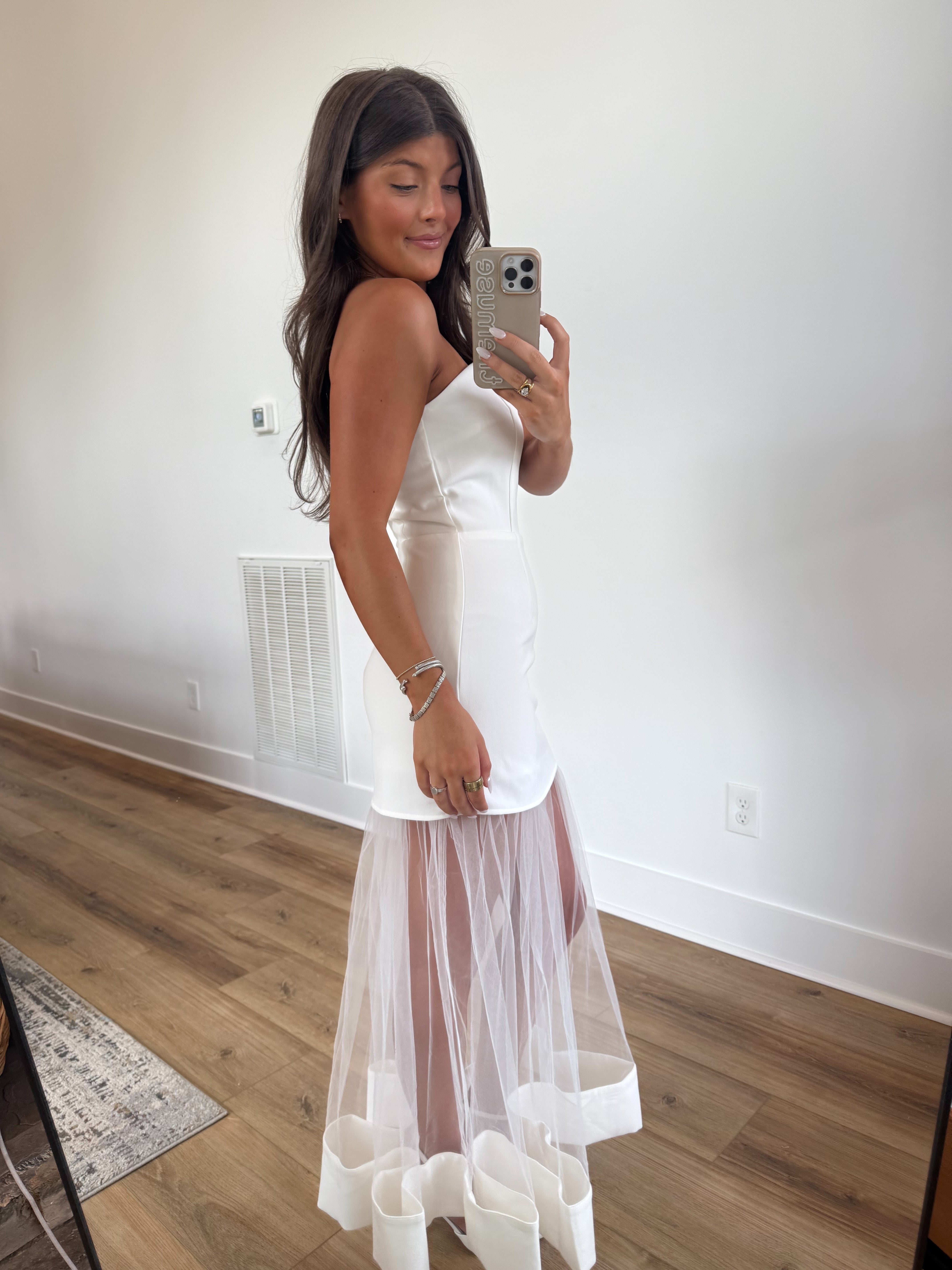 Chic & Sheer Contrast Dress