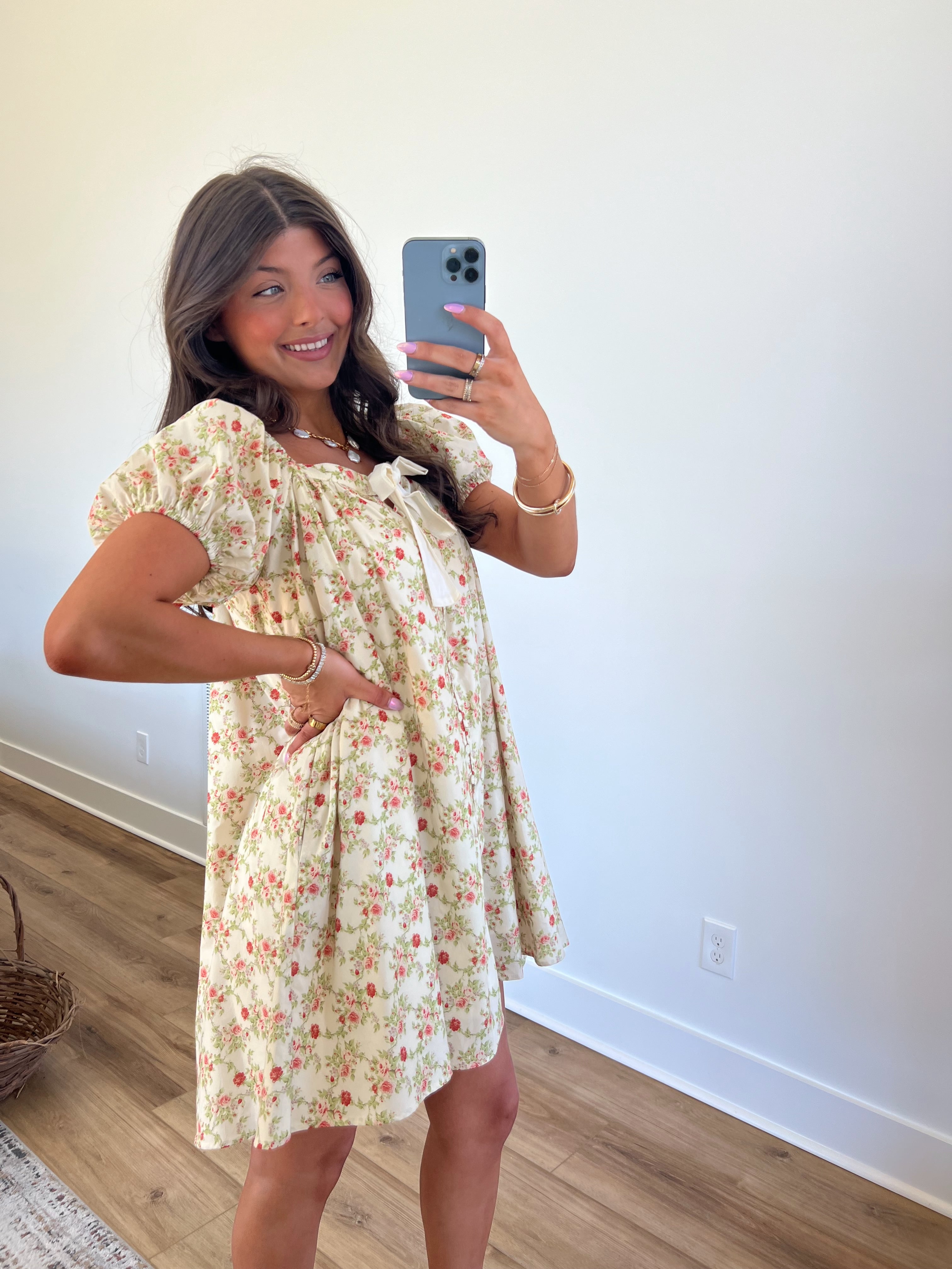 Antique Rose Mini Dress