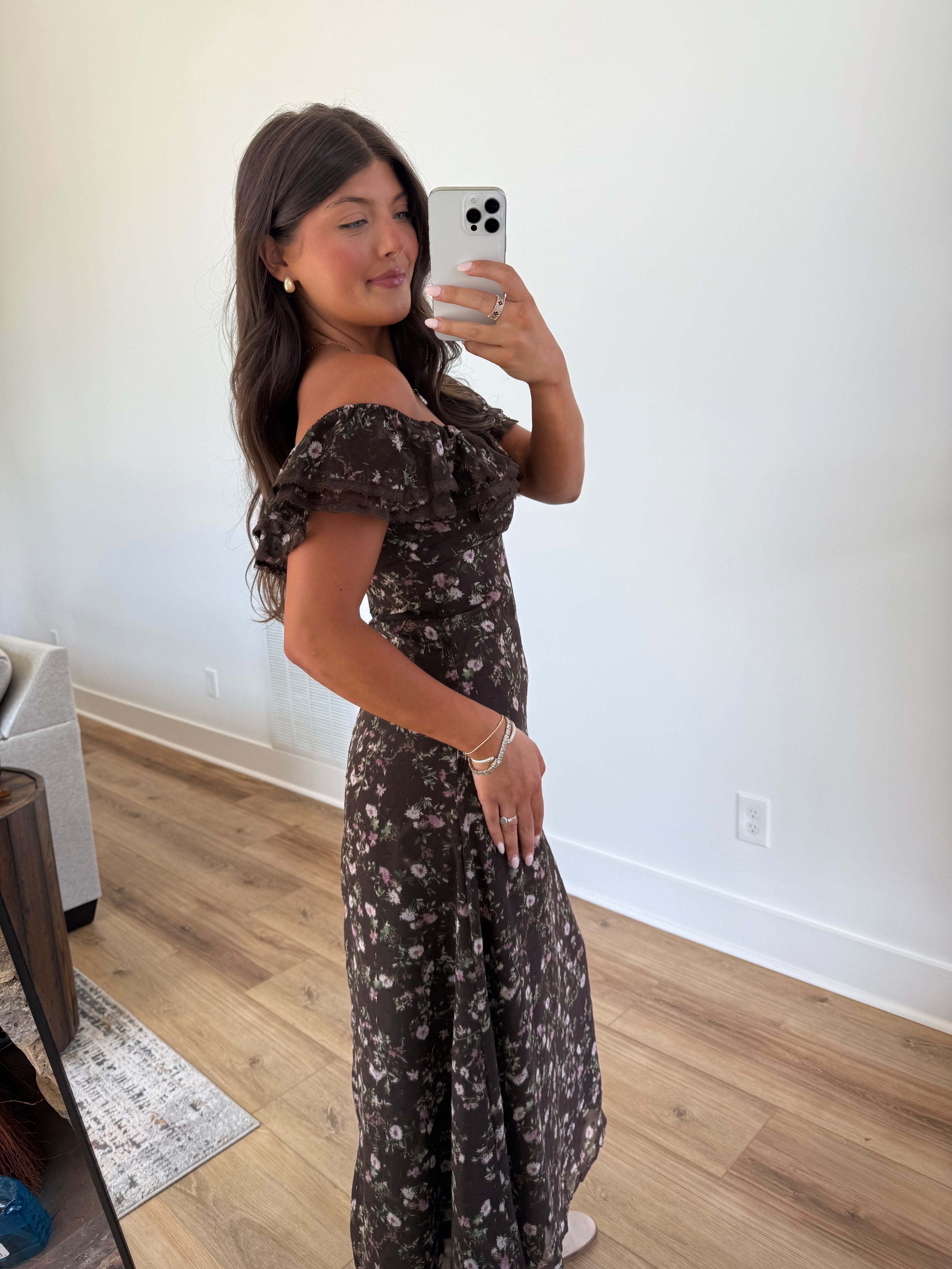 Twilight Bloom Maxi Gown