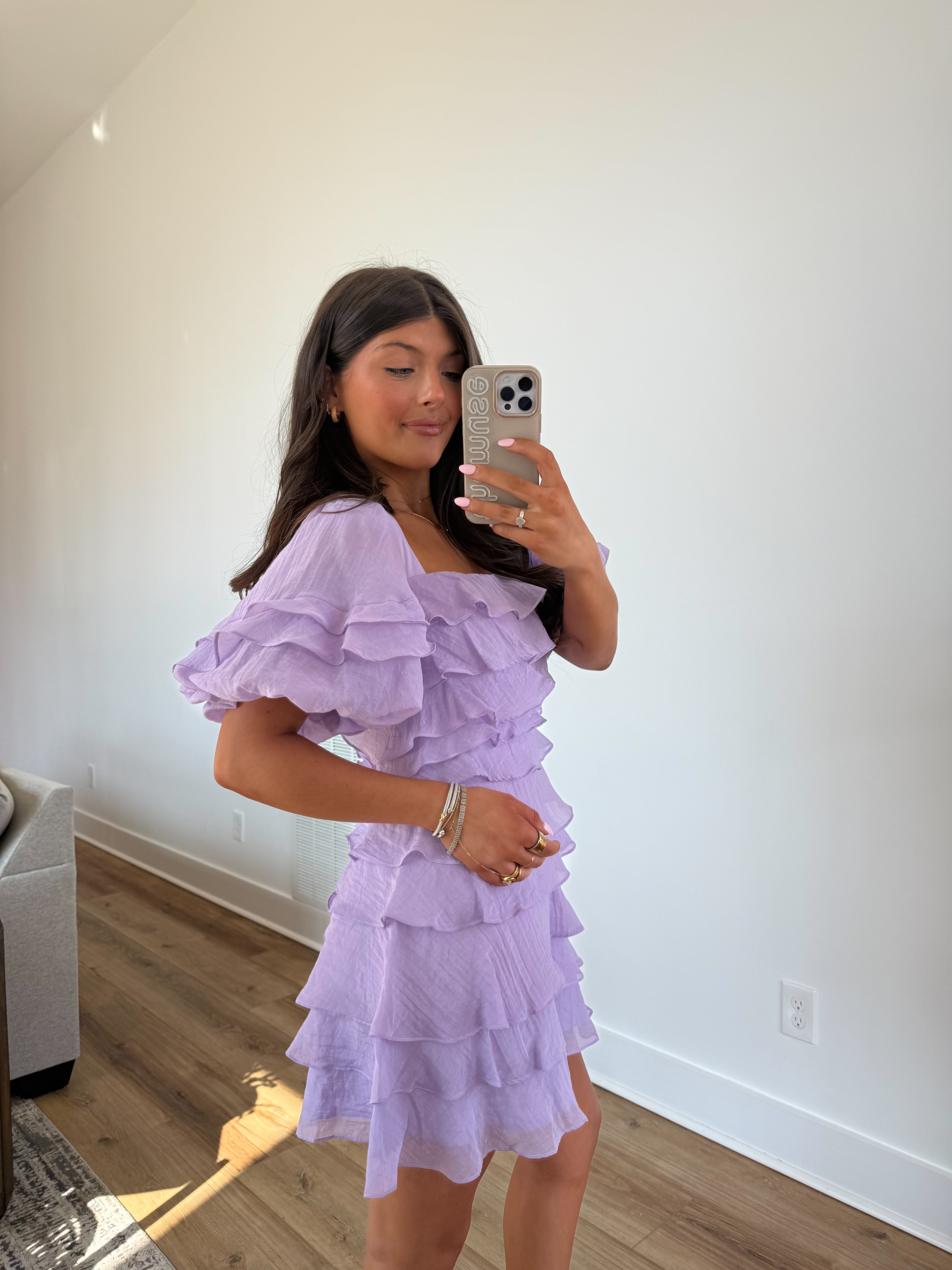 The Lavender Tiered Dress