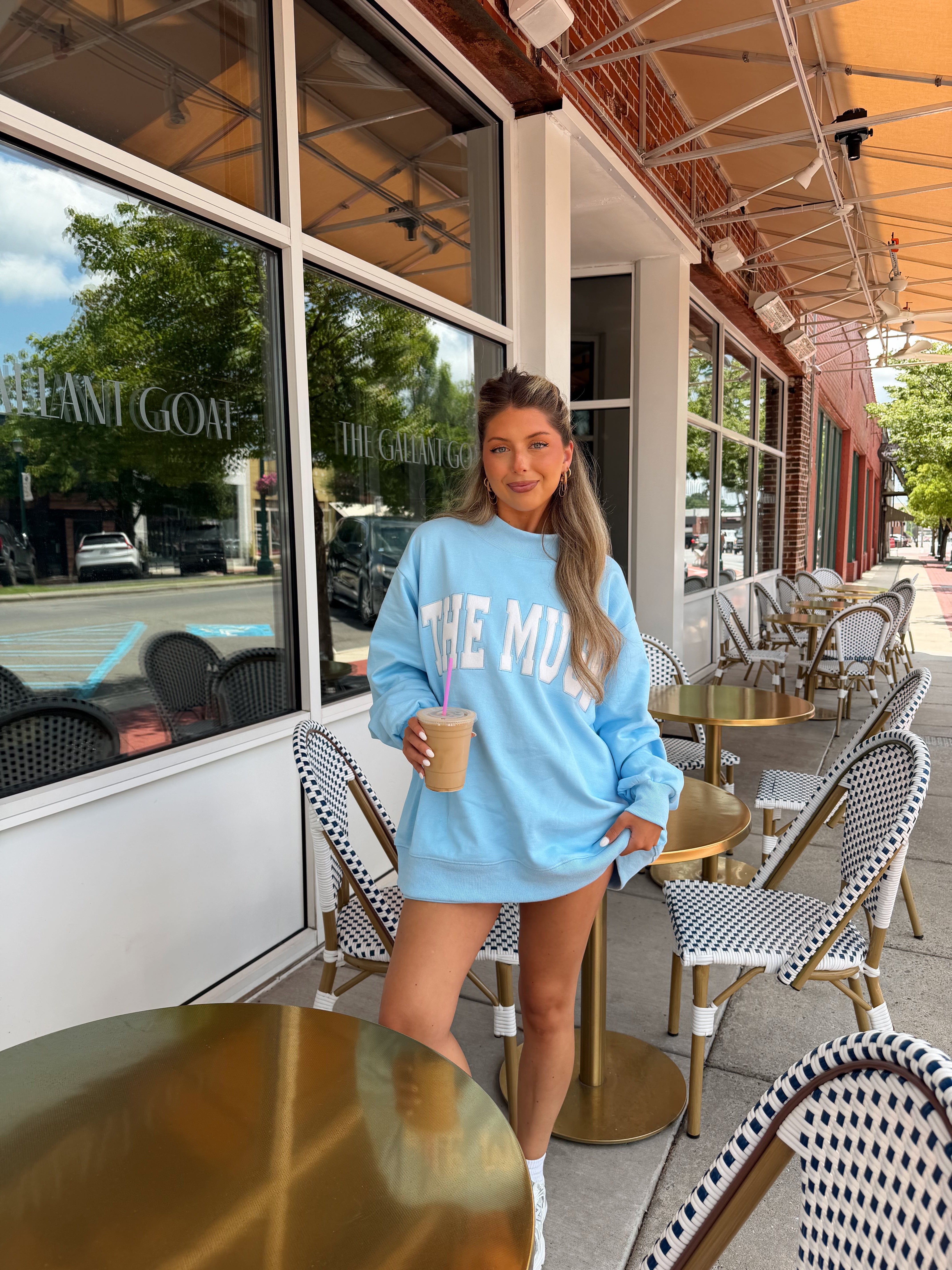 The Muse Mockneck (Sky Blue)