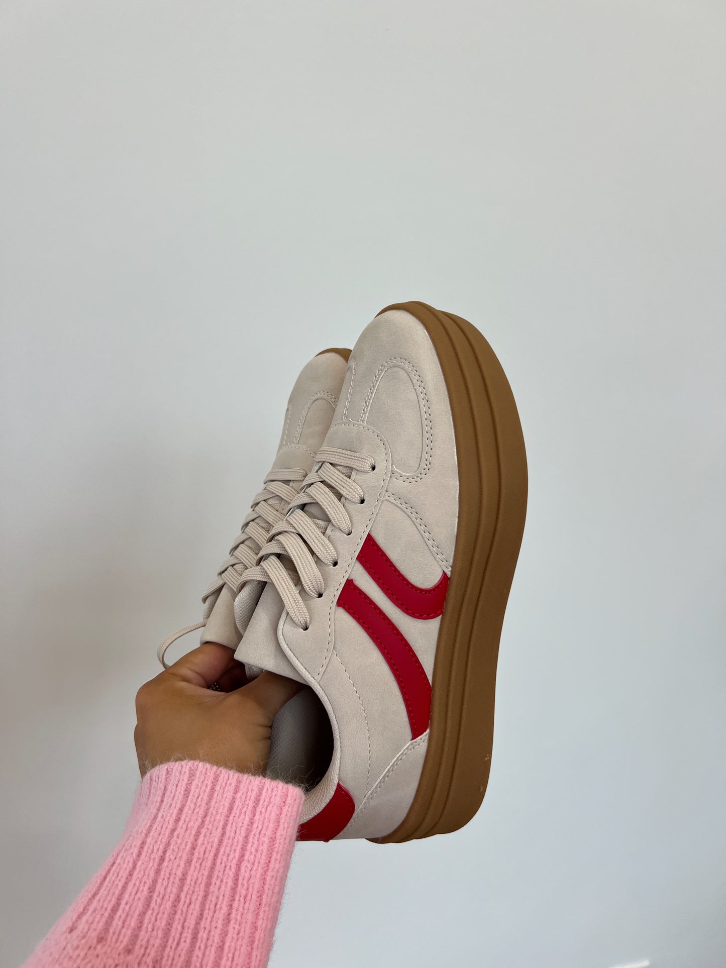 Everyday Red Platform Sneaker