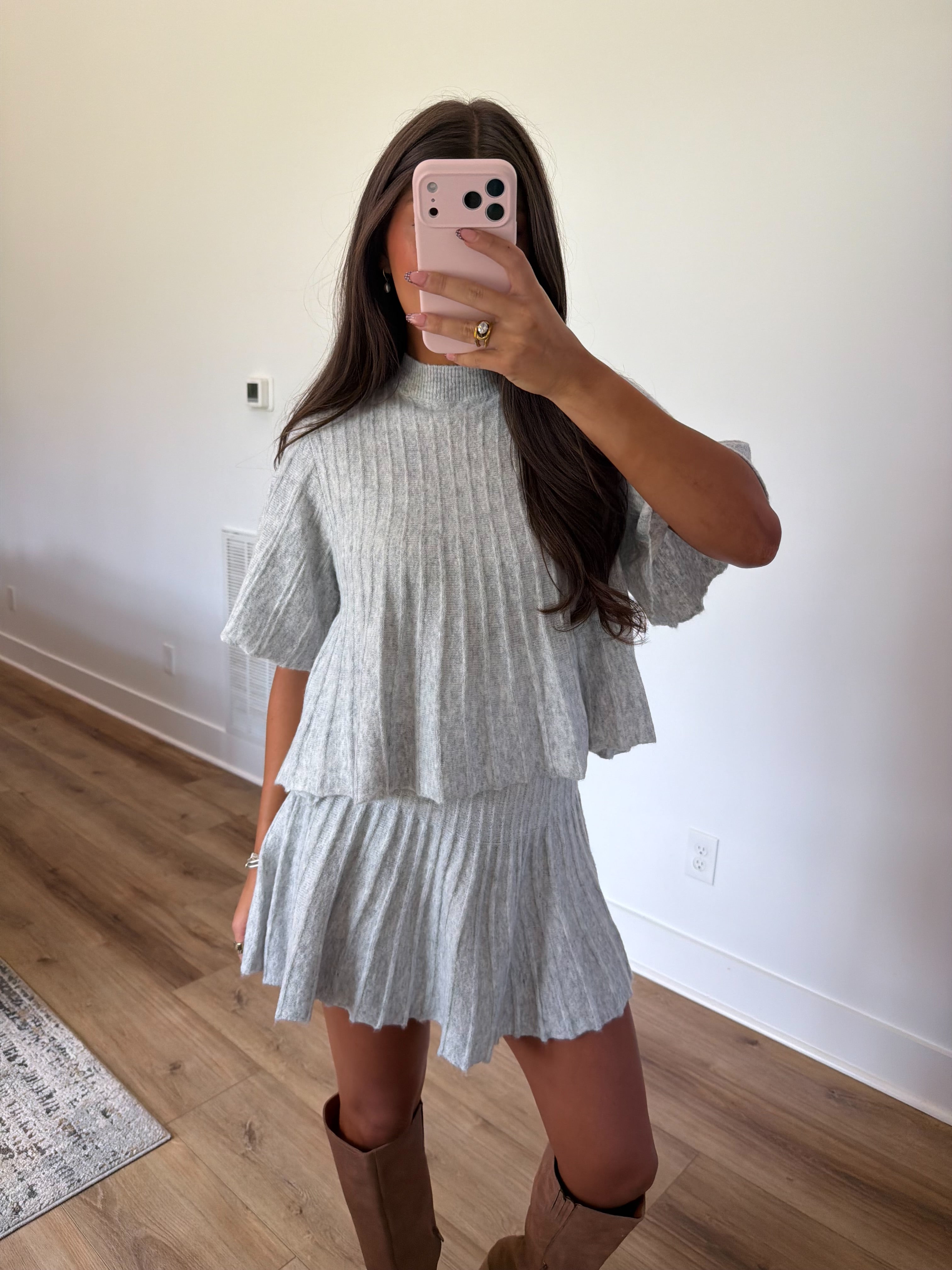 Gilmore Knit Set (Grey)