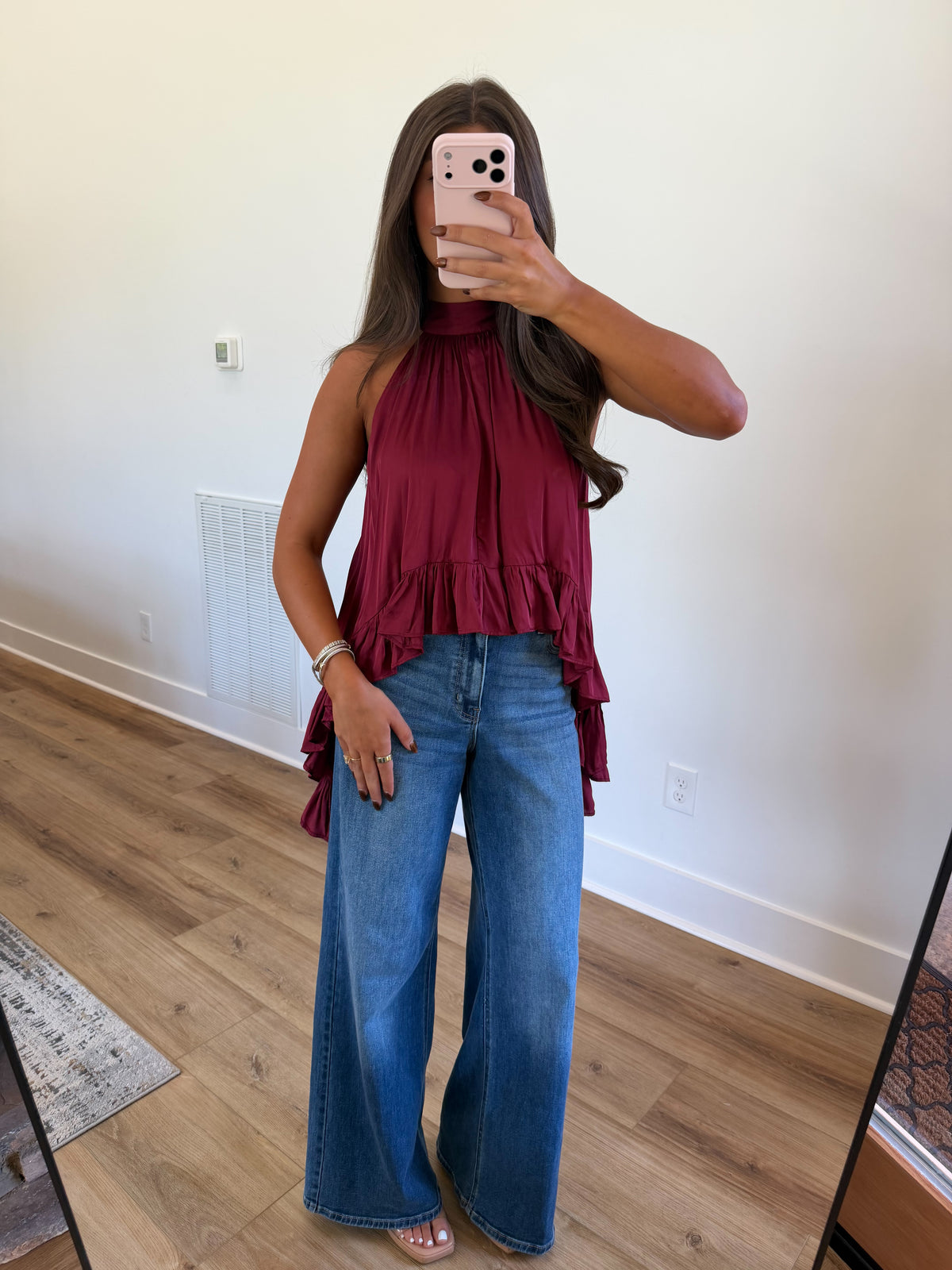 Marlowe Satin Top