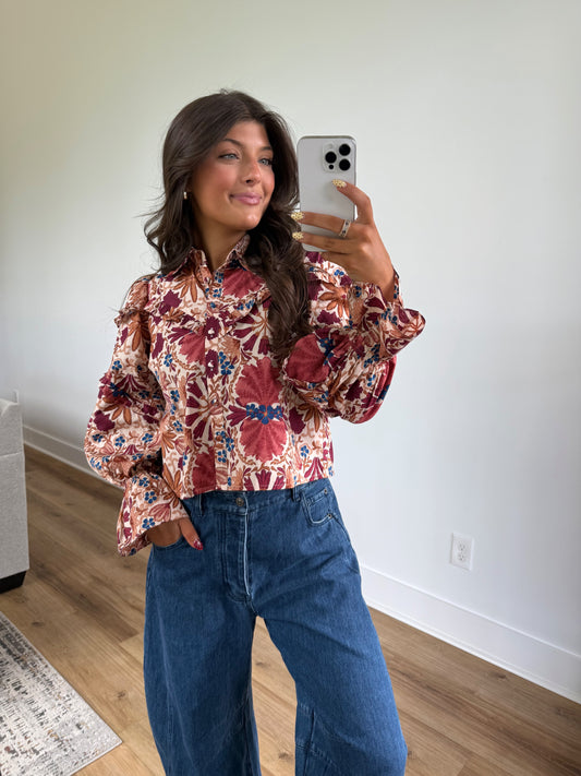 Lucy Ruffle Top