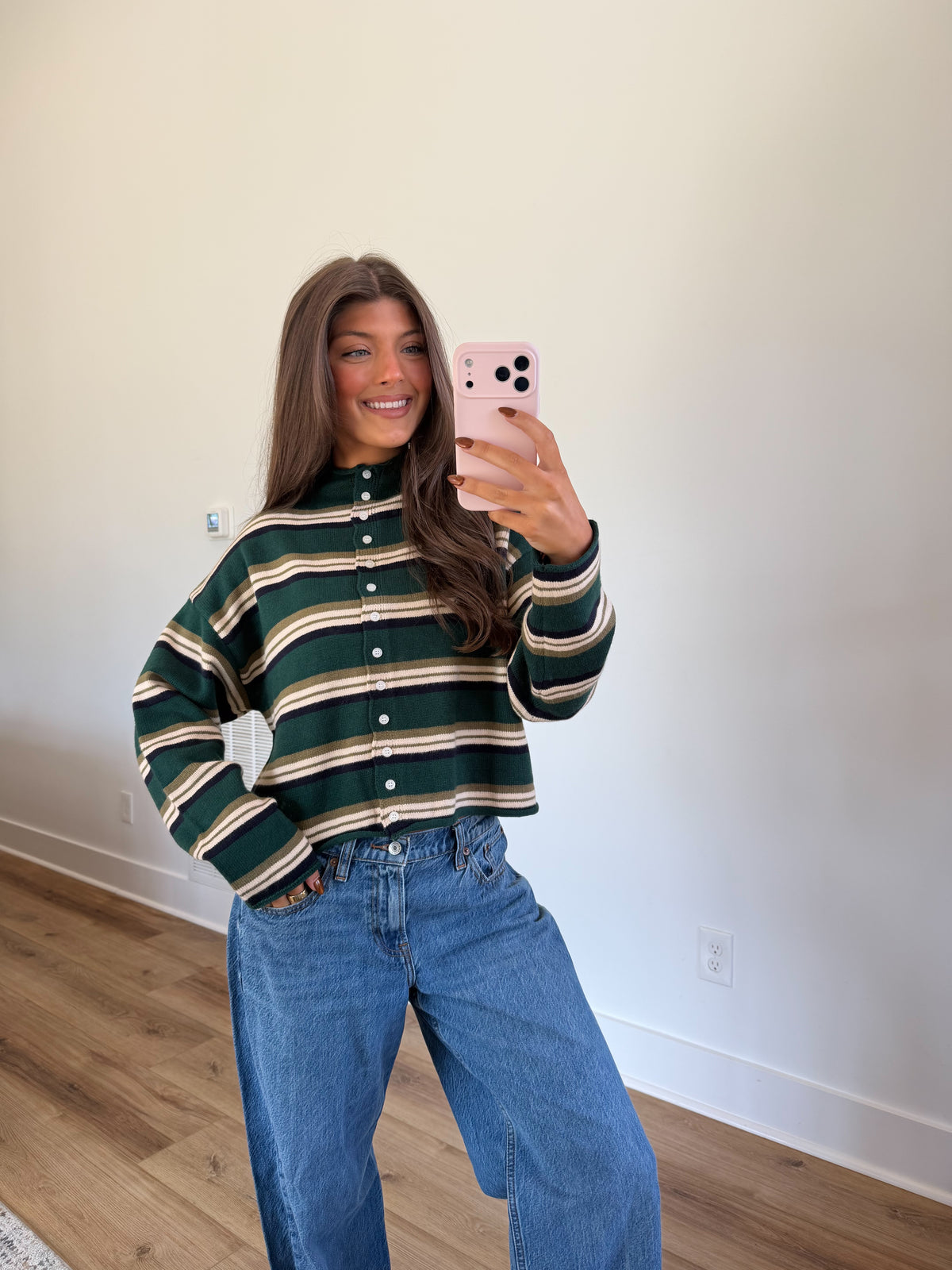 Toledo Stripe Sweater (Green)