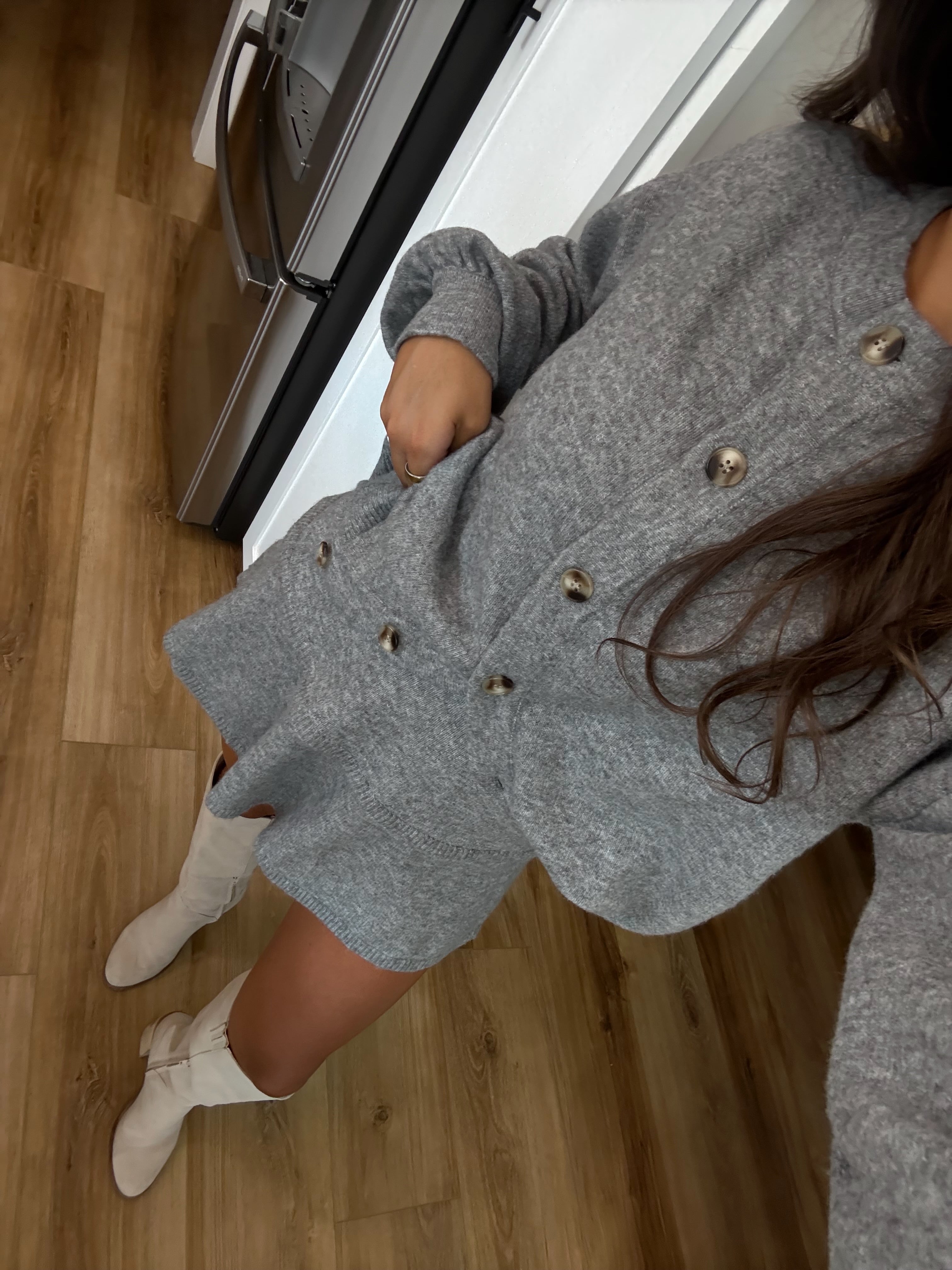 Charlotte Sweater Set (Grey)
