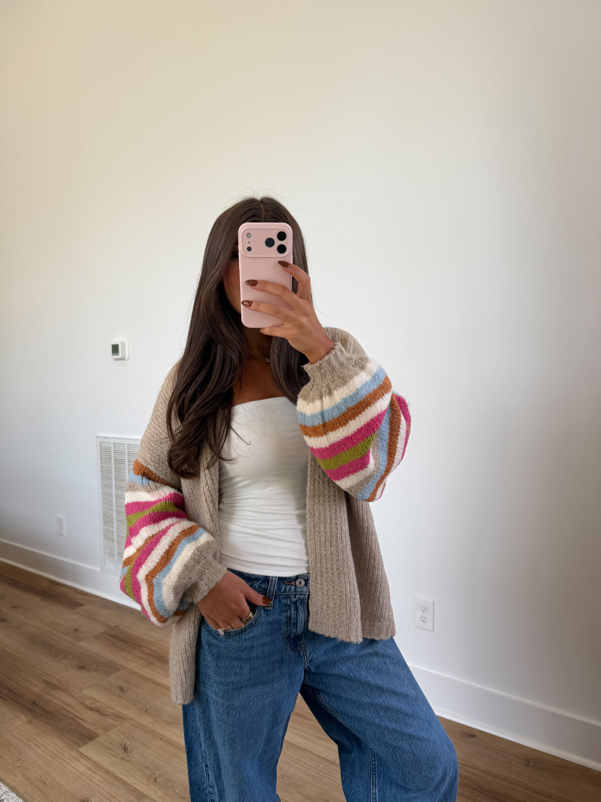 Theo Stripe Cardigan